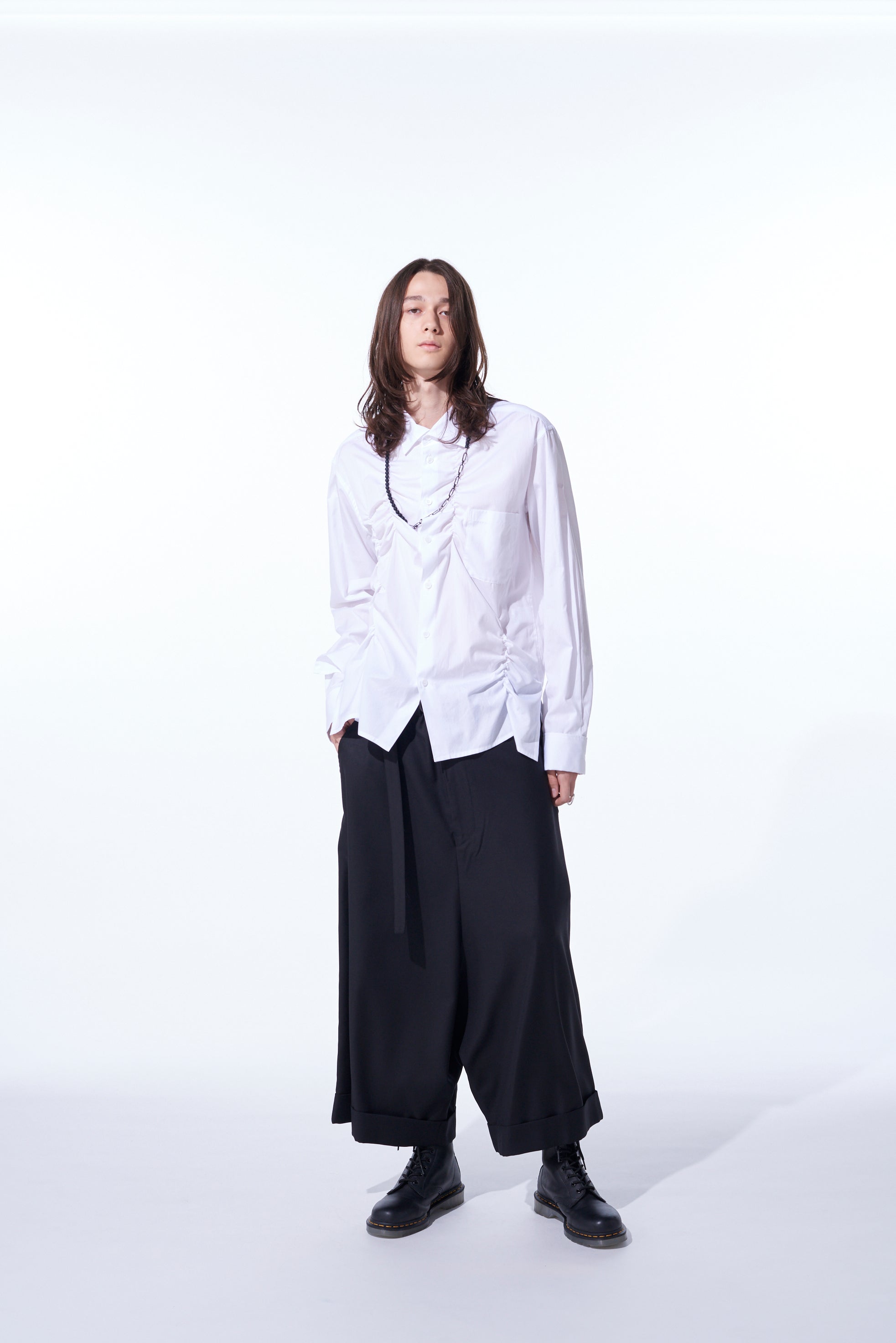 Cotton Broadcloth Shirring Design Shirt for Women | Comfortable & Stylish Blouse for Casual Wear, Office & Summer Outfits