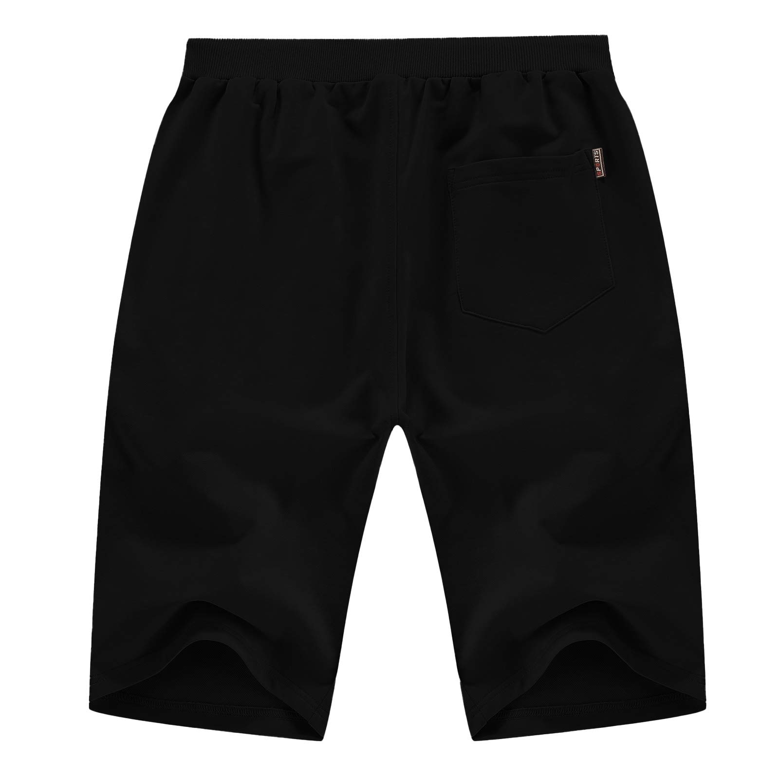 YTD Men's Casual Classic Fit Drawstring Shorts - Elastic Waist Summer Beach Shorts with Pockets | Perfect for Swimming, Vacation & Outdoor Activities