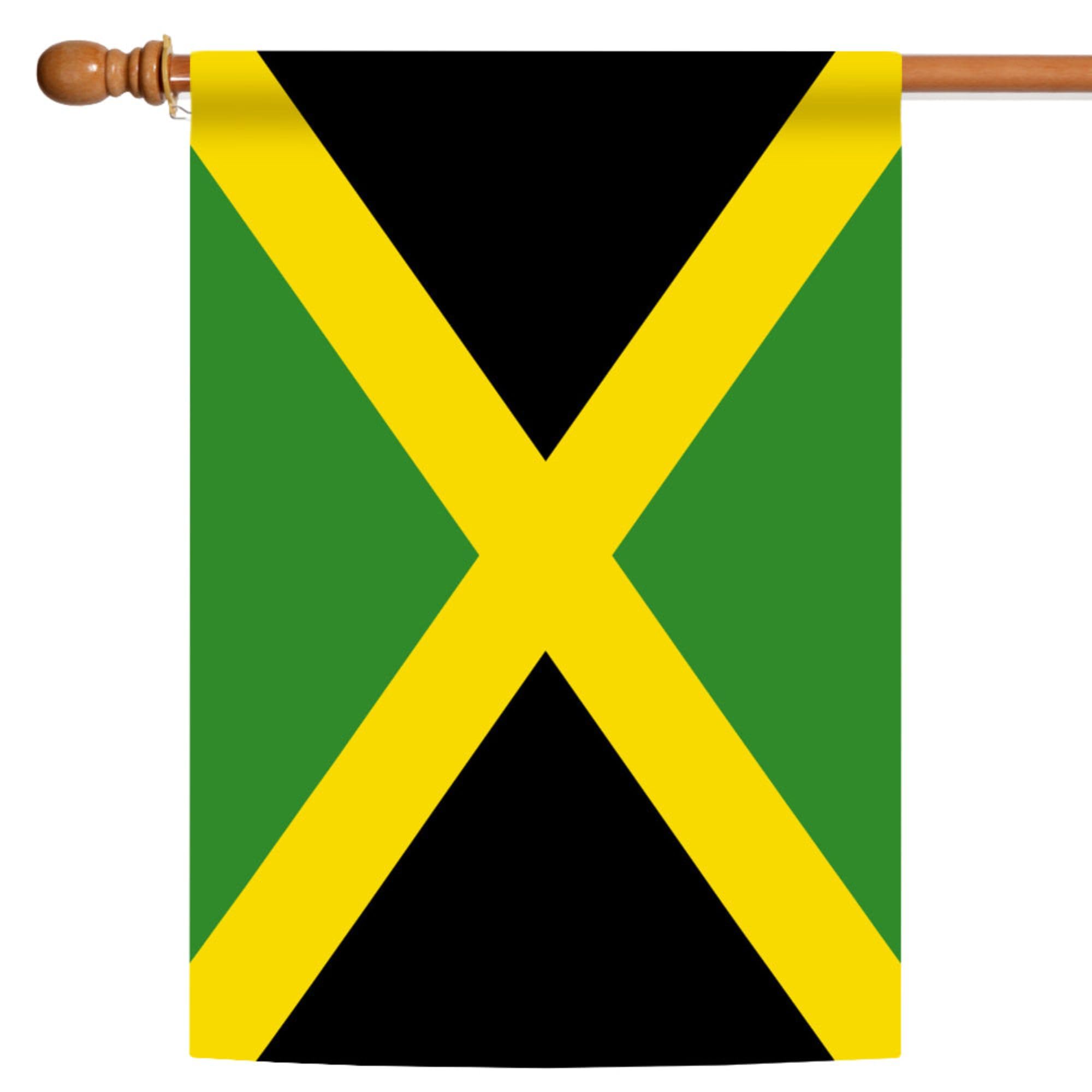 Toland Home Garden 1010643 Jamaica Flag 28x40 Inch - Premium Outdoor Decorative House Flag for Porch, Yard & Patriotic Displays