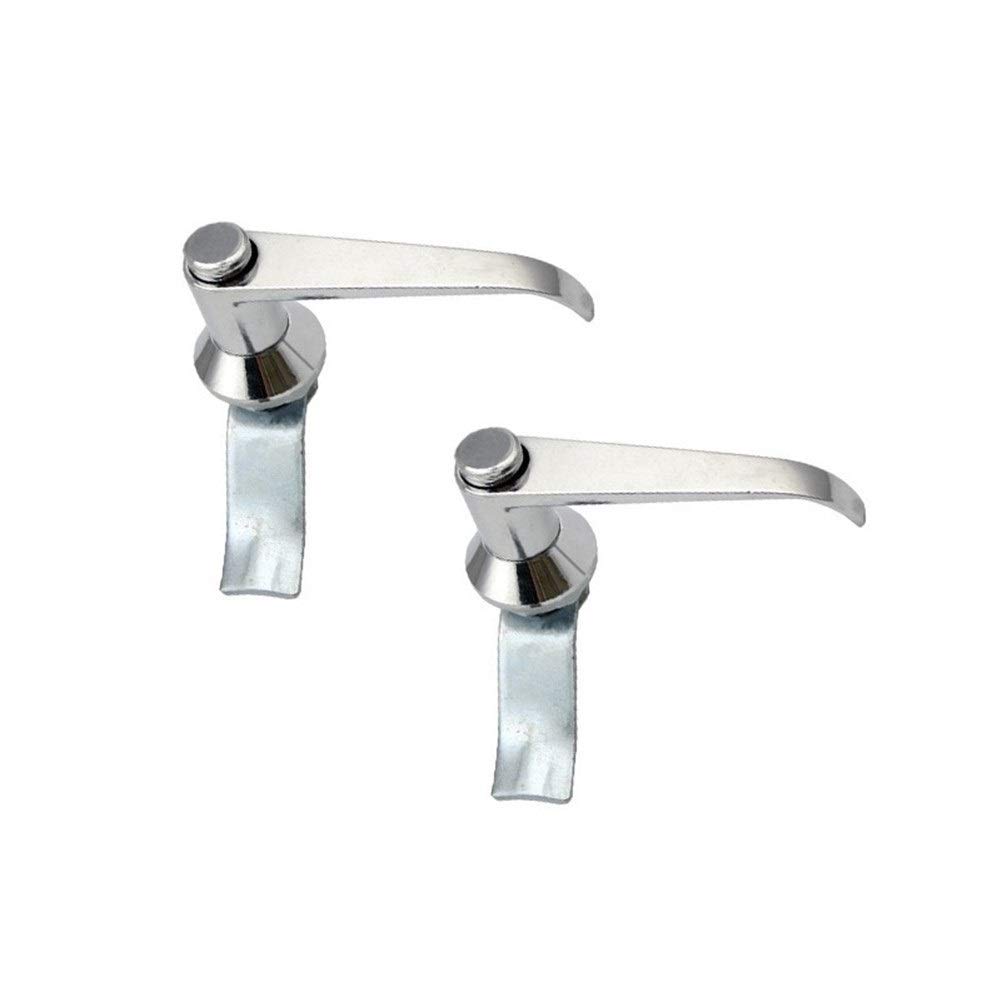 TRYLTBE MS301-2 Metal Cam Lock with L-Shaped Handle - Secure Cabinet, Drawer & Mailbox (Fits 1-6mm Thickness Doors) - Ideal for Home Storage, Office Furniture & Package Security