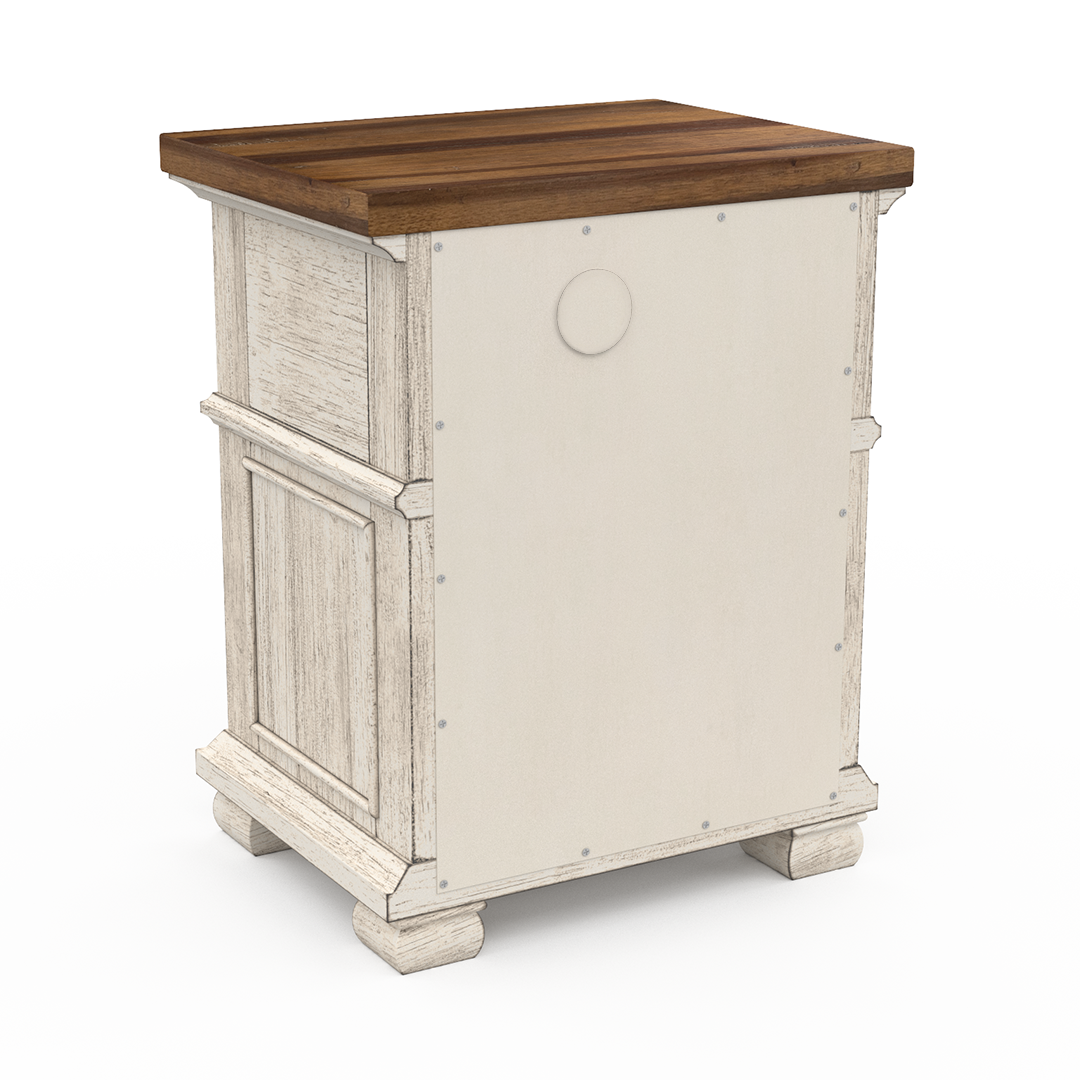 Belmont Open Nightstand - Modern Bedside Table with Storage Shelf for Bedroom, Living Room, or Office - Perfect for Books, Lamps, and Decor