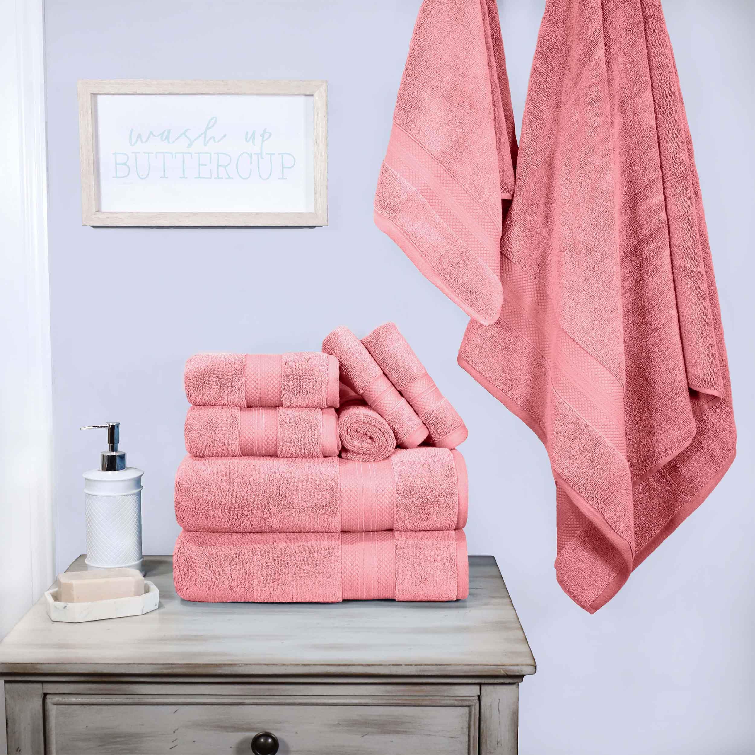 Premium 9-Piece Ultra Plush Turkish Cotton Towel Set - Highly Absorbent, Soft & Luxurious Bath Towels for Spa, Hotel, and Home Use
