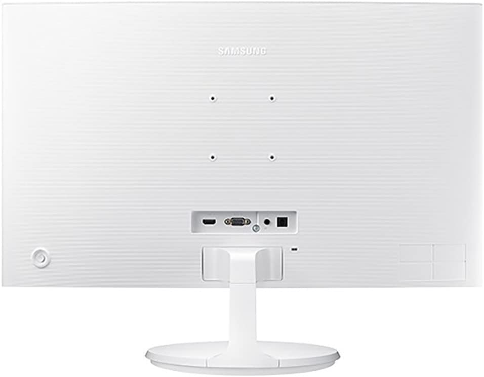 Samsung 27-Inch Curved Full HD 1080p Computer Monitor with AMD FreeSync, Ultra Slim Design, HDMI & VGA Ports, 4ms Response, VESA Mount - Includes HDMI Cable (White) - Perfect for Gaming, Office Work, and Home Entertainment