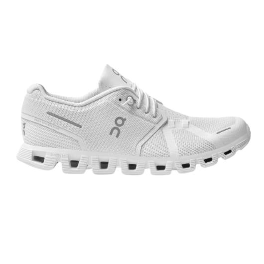 On Running Men's Cloud 5 Running Shoes - All White | Lightweight & Breathable for Road Running, Jogging & Gym Workouts