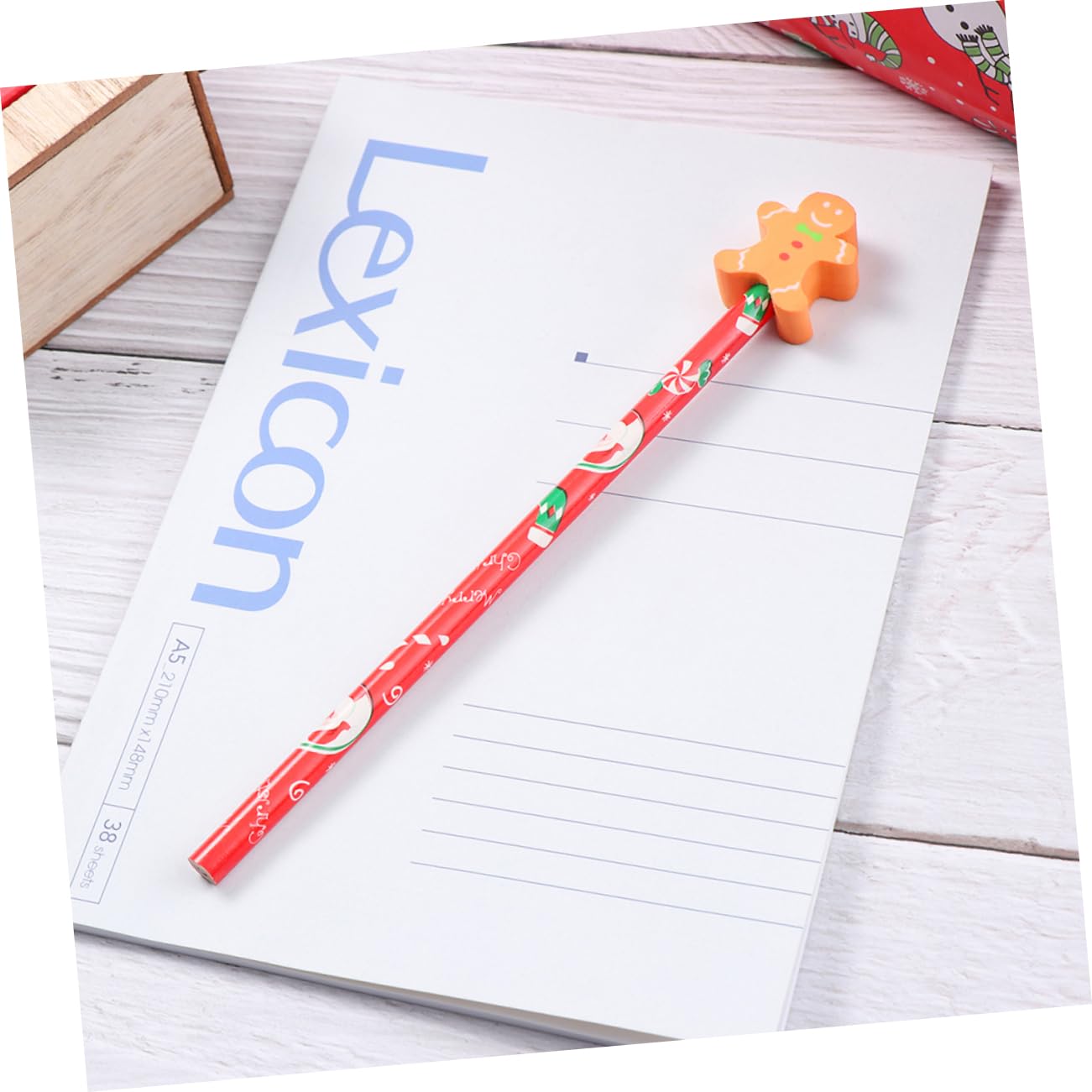 ULDIGI 24-Pack Wooden Pencils for Writing, Drawing & School Supplies - Bulk Pack of Fun HB Graphite Pencils for Kids, Students & Office Use | Perfect for Classroom, Homework & Art Projects