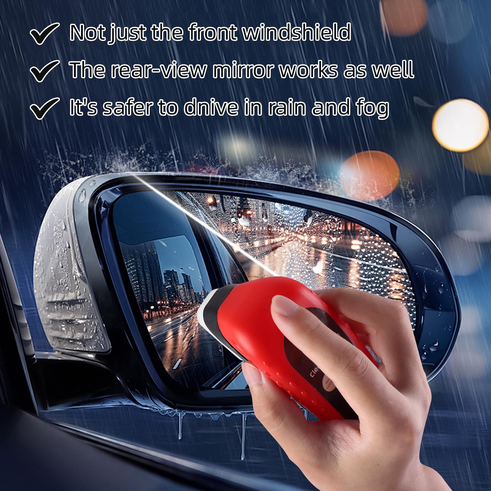 2024 New Automotive Oil Film Cleaning Brush & Glass Cleaning Board - Windshield Oil Film Cleaner & Glass Coating Kit for Cars - Perfect for DIY Car Detailing & Windshield Maintenance