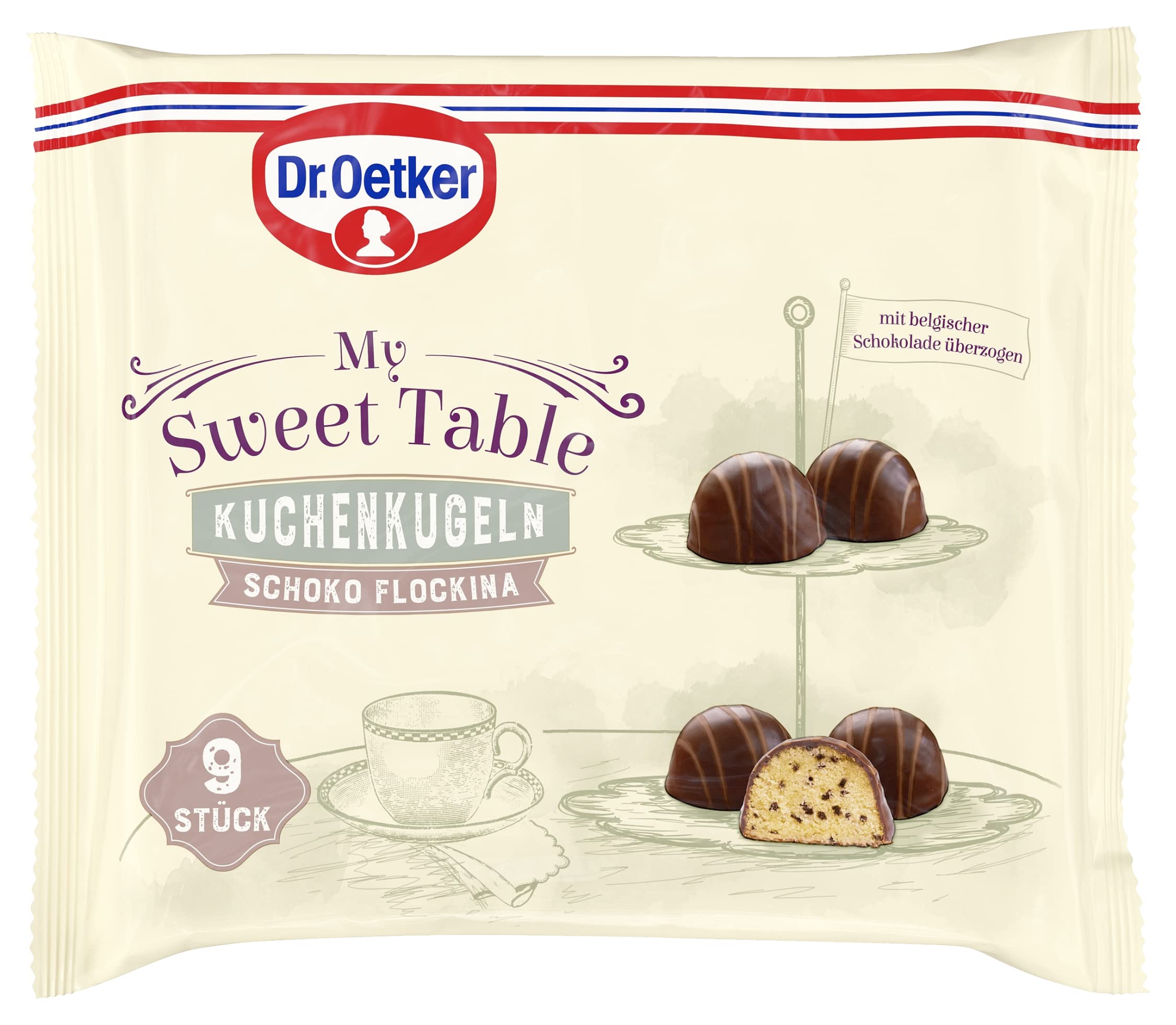 Dr. Oetker My Sweet Table - 8-Piece Mini Cake Set (Chocolate & Lemon Bundt Cakes, Chocolate Flockina & Lemon Cake Balls) - Perfect for Parties, Dessert Buffets & Gift Giving