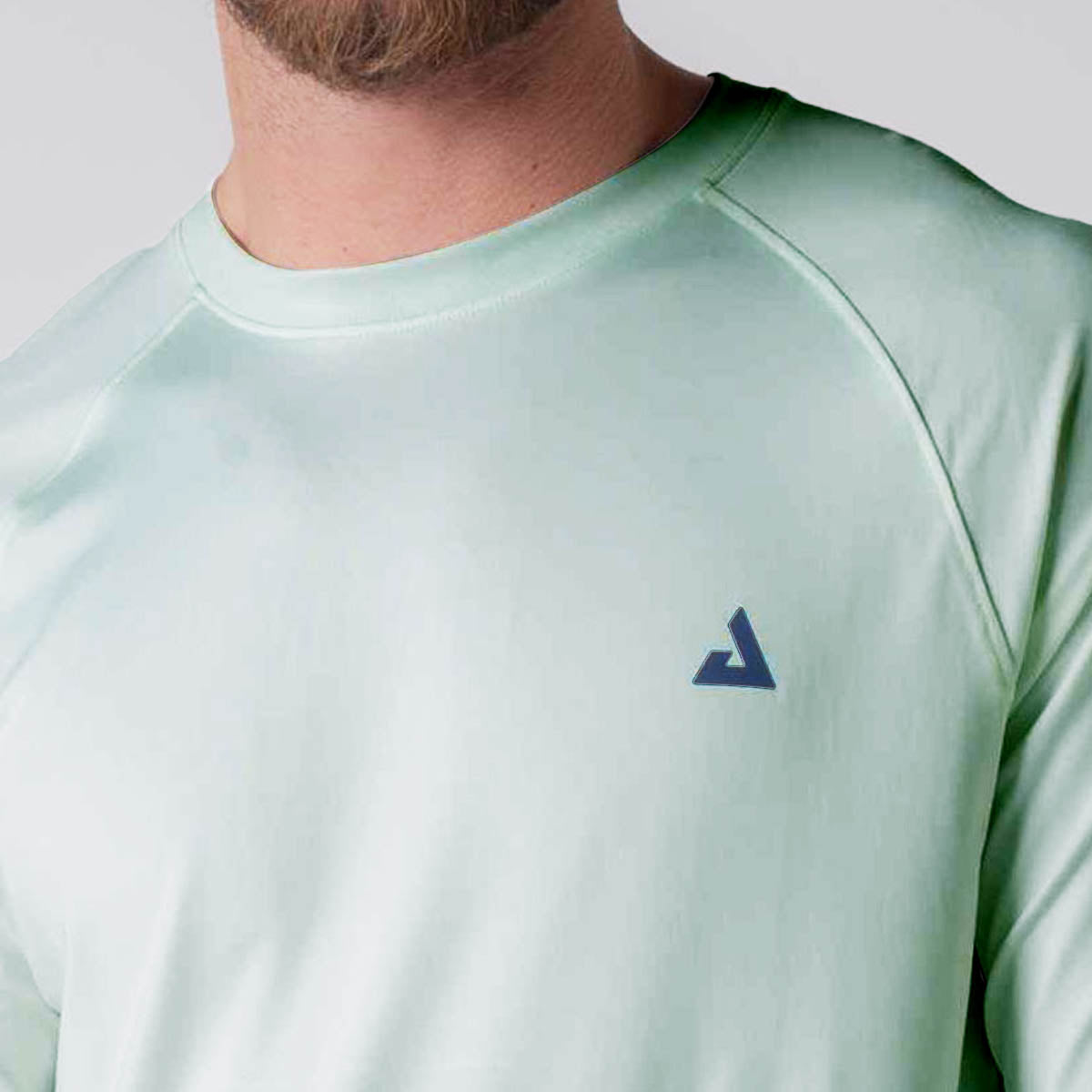 Men's Long Sleeve Tennis Shirt - Breathable Moisture-Wicking Performance Top for Court Sports & Casual Wear