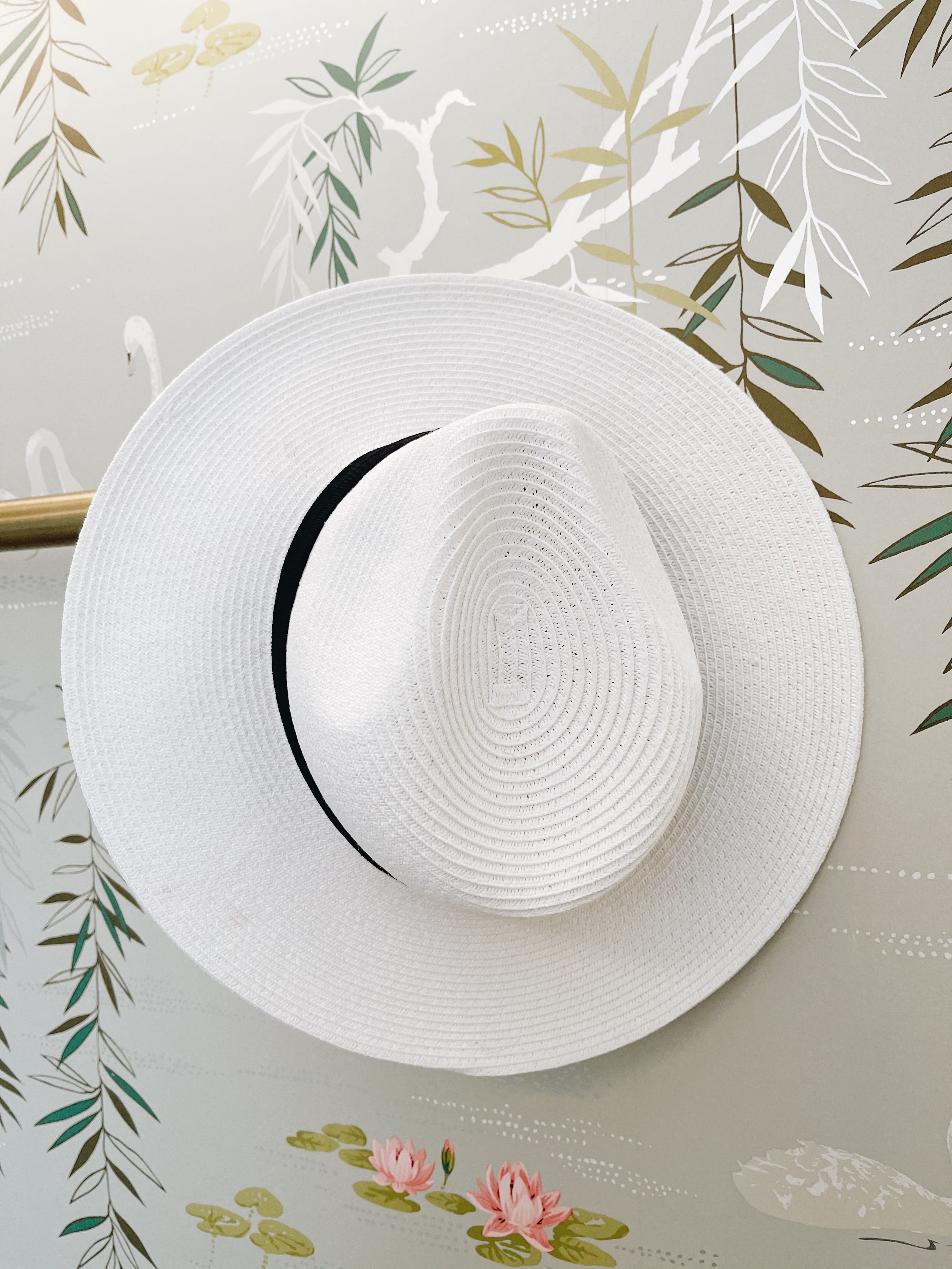 Stylish Wide Brim Panama Hat for Women & Men - Sun Protection Summer Beach Hat - Perfect for Vacations, Outdoor Activities & Fashion Accessories