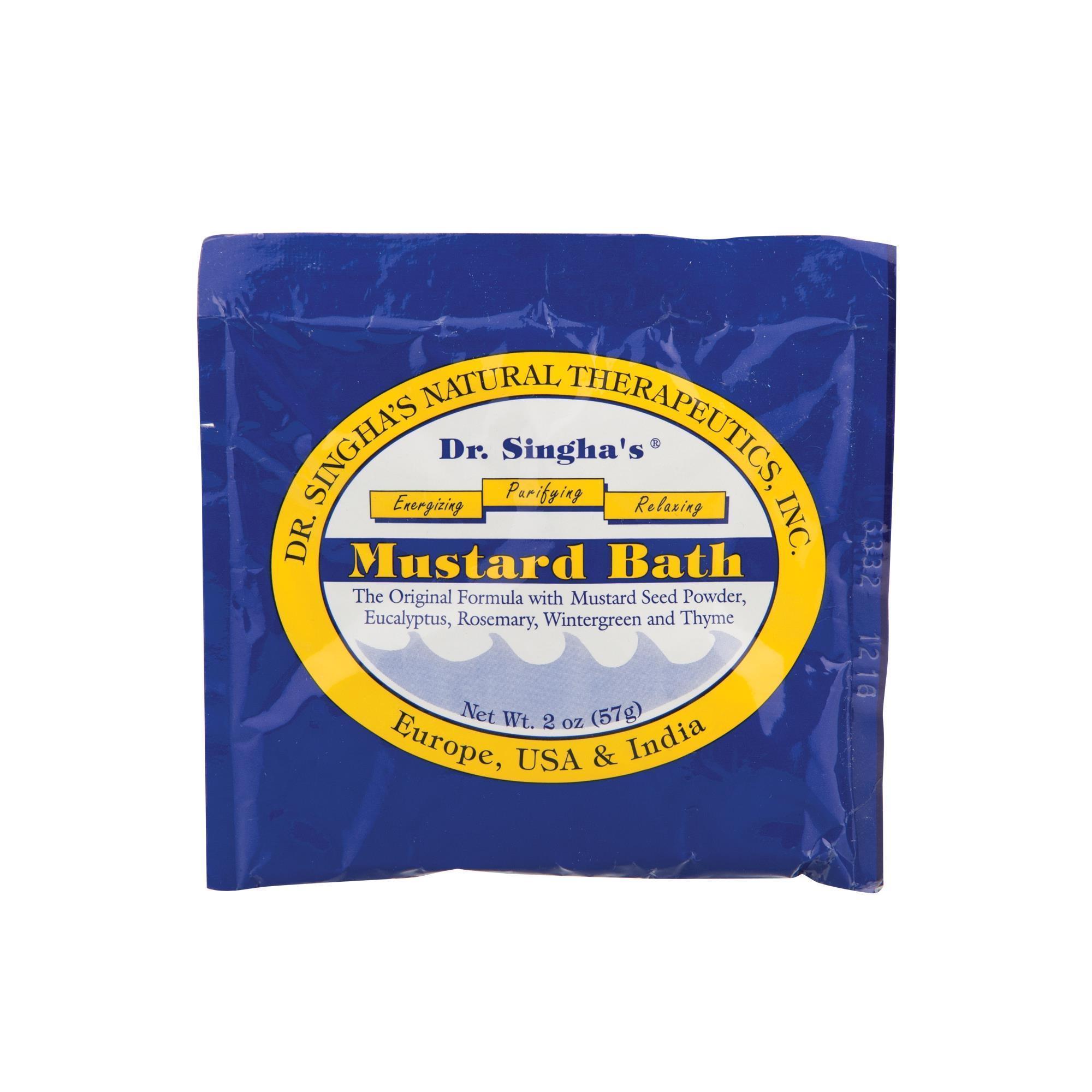 Dr. Singha's Mustard Bath - Natural Muscle Relief & Detox for Athletes, Post-Workout Recovery & Relaxation - Perfect for Sore Muscles, Stress Relief & Spa Nights