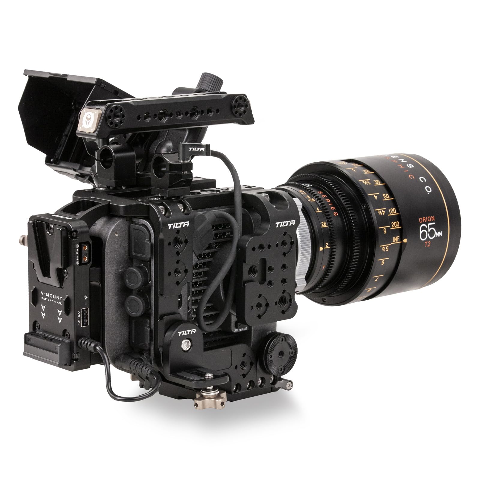 Tilta Vertical Mounting Camera Cage Kit for Sony FX6 - Includes Baseplate, Side Arm, Top Plate, Battery Plate, Vertical Mount, Video Bracket & Top Handle | Perfect for Vlogging, Filmmaking & Professional Videography