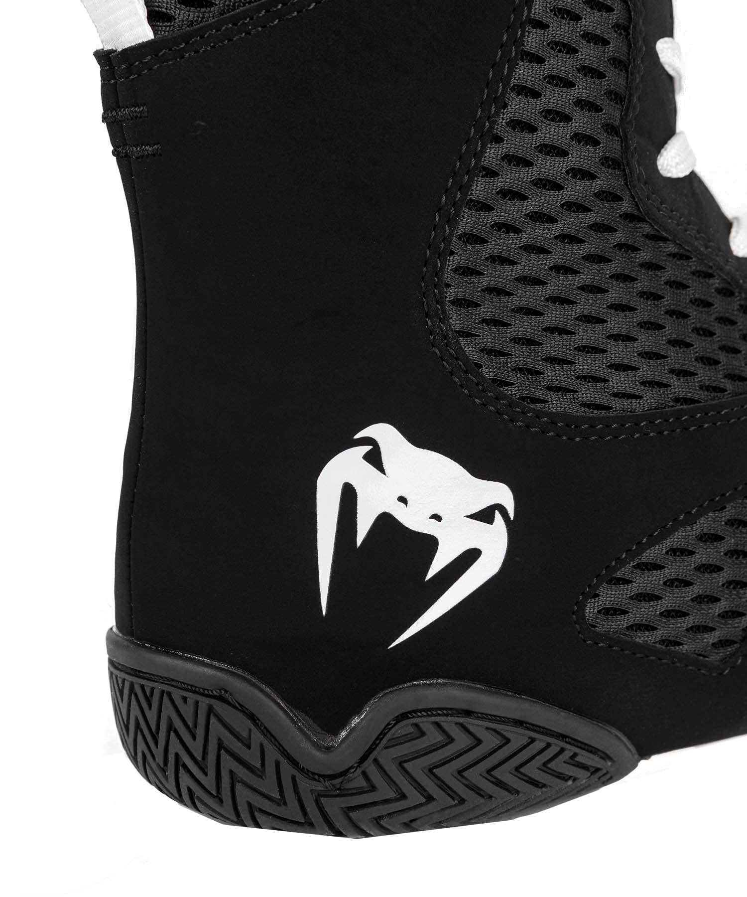 Venum Contender Boxing Shoes for Men & Women - Lightweight, Breathable & Durable MMA, Kickboxing & Training Footwear - Black/White - Perfect for Boxing Gyms, Martial Arts & Fitness Training