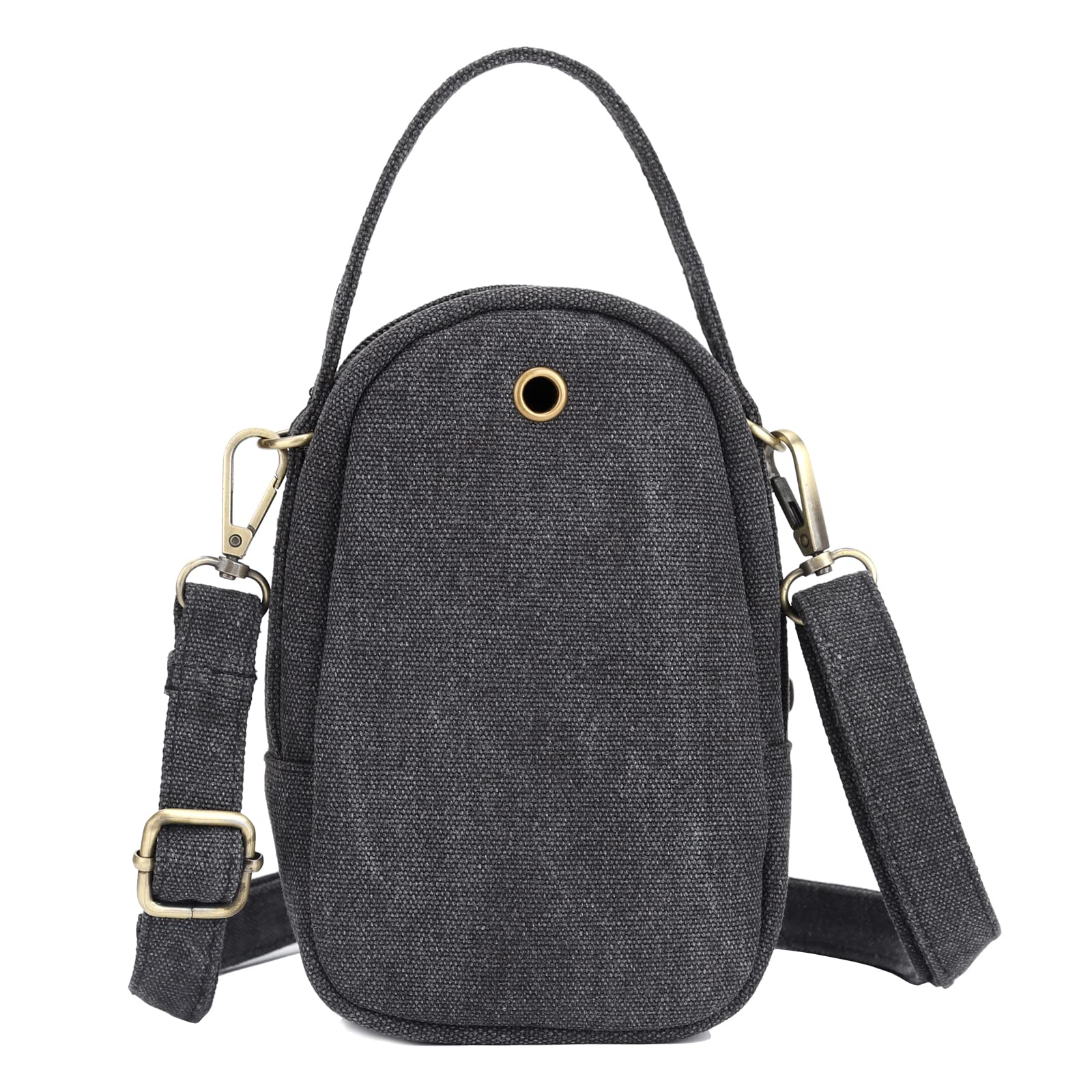 Women's Embroidered Canvas Crossbody Bag - Small Cell Phone Purse with Wallet Pouch | Perfect for Everyday Use, Travel & Shopping