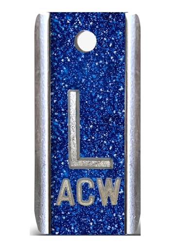 Blue Glitter Left
