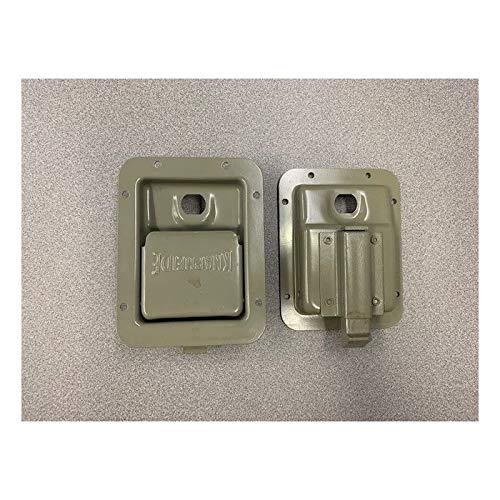 Knapheide 21102348 Old Style Primed Paddle Lock Kit - Zinc Plated Heavy Duty Truck Toolbox Lock for Secure Storage | Fits Utility Boxes, Service Bodies & Work Trucks
