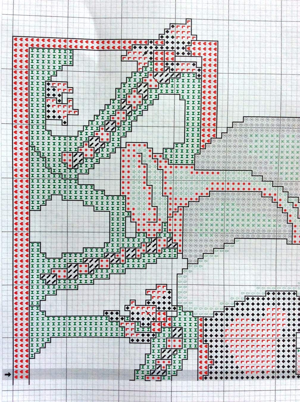 Bucilla Armful of Joy Counted Cross Stitch Christmas Tree Skirt Kit 83242 - DIY Holiday Decoration for Festive Home Decor