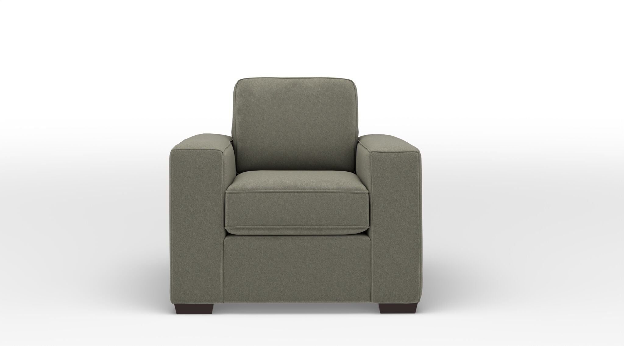 Celeste Chair in Flax Brown - Modern Upholstered Accent Chair for Living Room, Bedroom, or Office - Perfect for Reading, Relaxing, and Home Decor