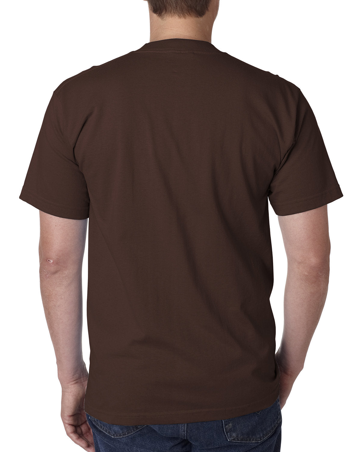 Bayside BA5100 Men's 6.1 oz 100% Cotton T-Shirt - Soft Comfort Crew Neck Tee for Casual Wear, Gym & Everyday Use