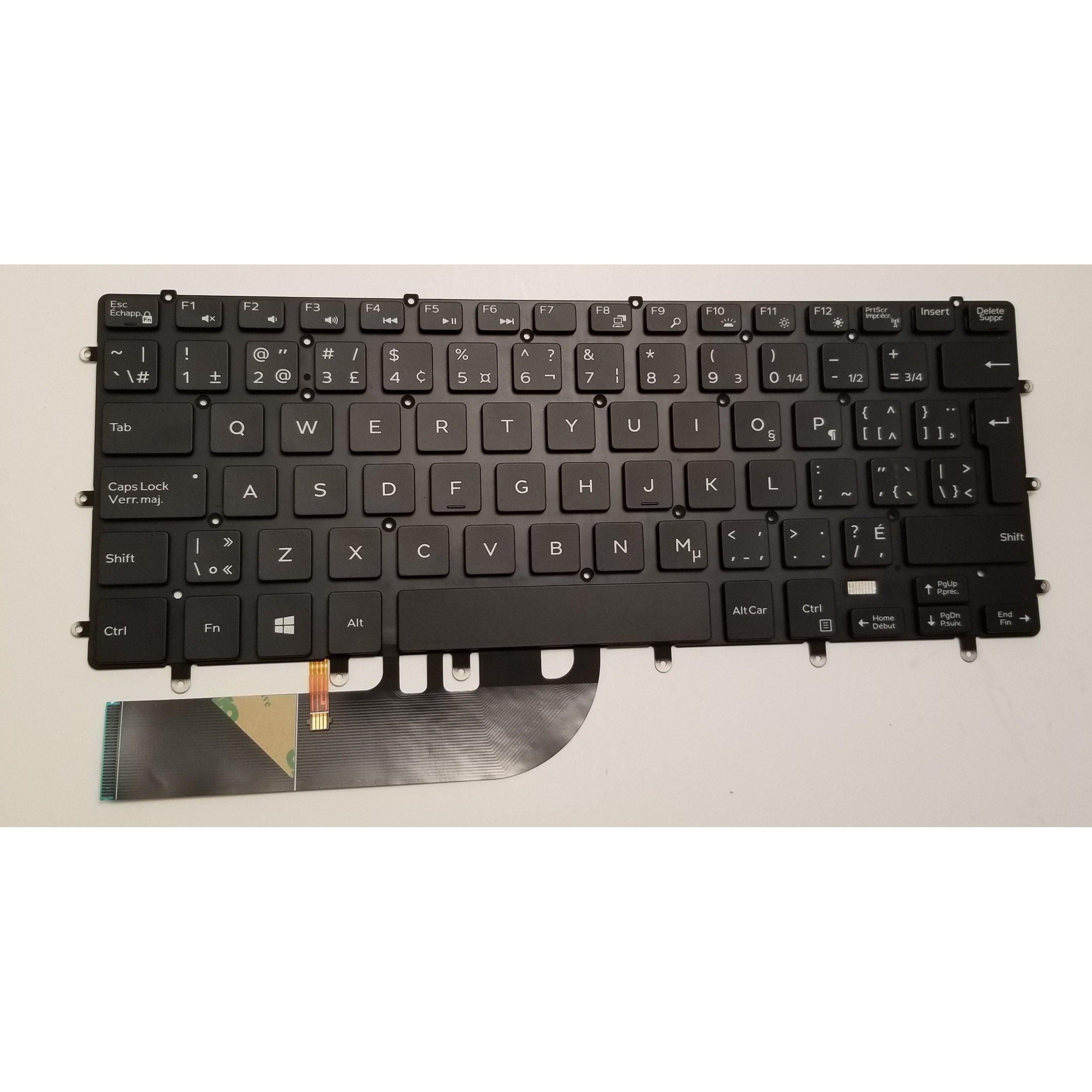 Dell XPS 15 9550 Laptop Bilingual Backlit Keyboard (English/French) - Model 0F6N3V F6N3V DLM14L26CUJ442 | Perfect for Multilingual Professionals & Students