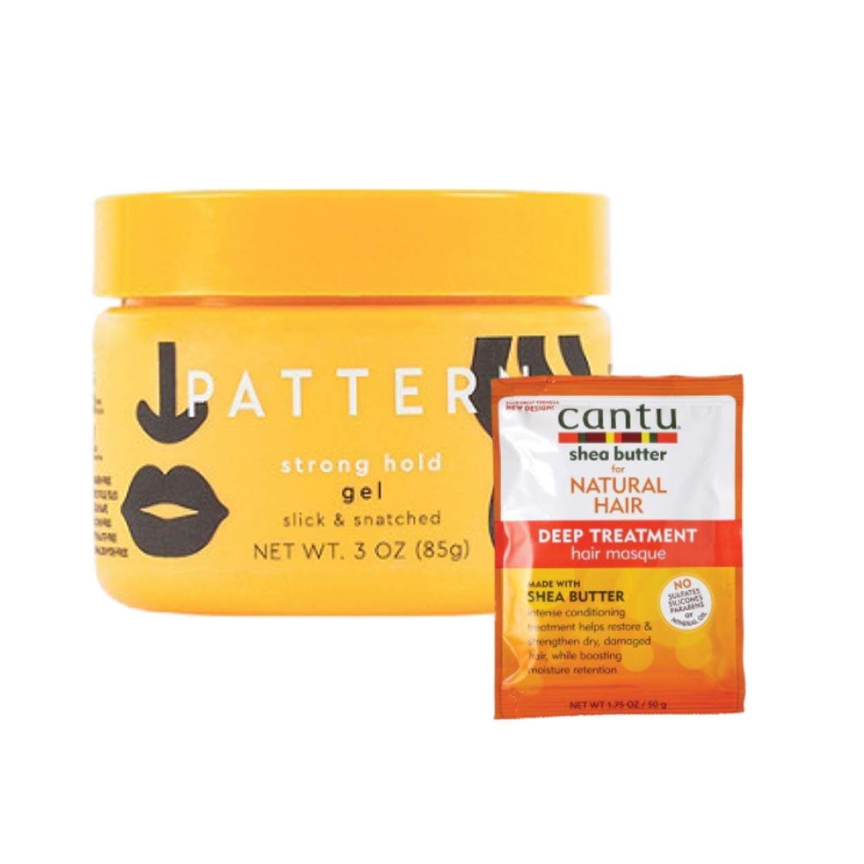 **Cantu Strong Hold Travel Size Hair Gel (3 oz) - Infused with Sea Moss, Aloe Vera & Chia Seeds - Long-Lasting Hold for Curly, Coily & Tight Textures - No Breakage - Includes Free Hair Sample - Perfect for Travel, Styling & Edge Control**