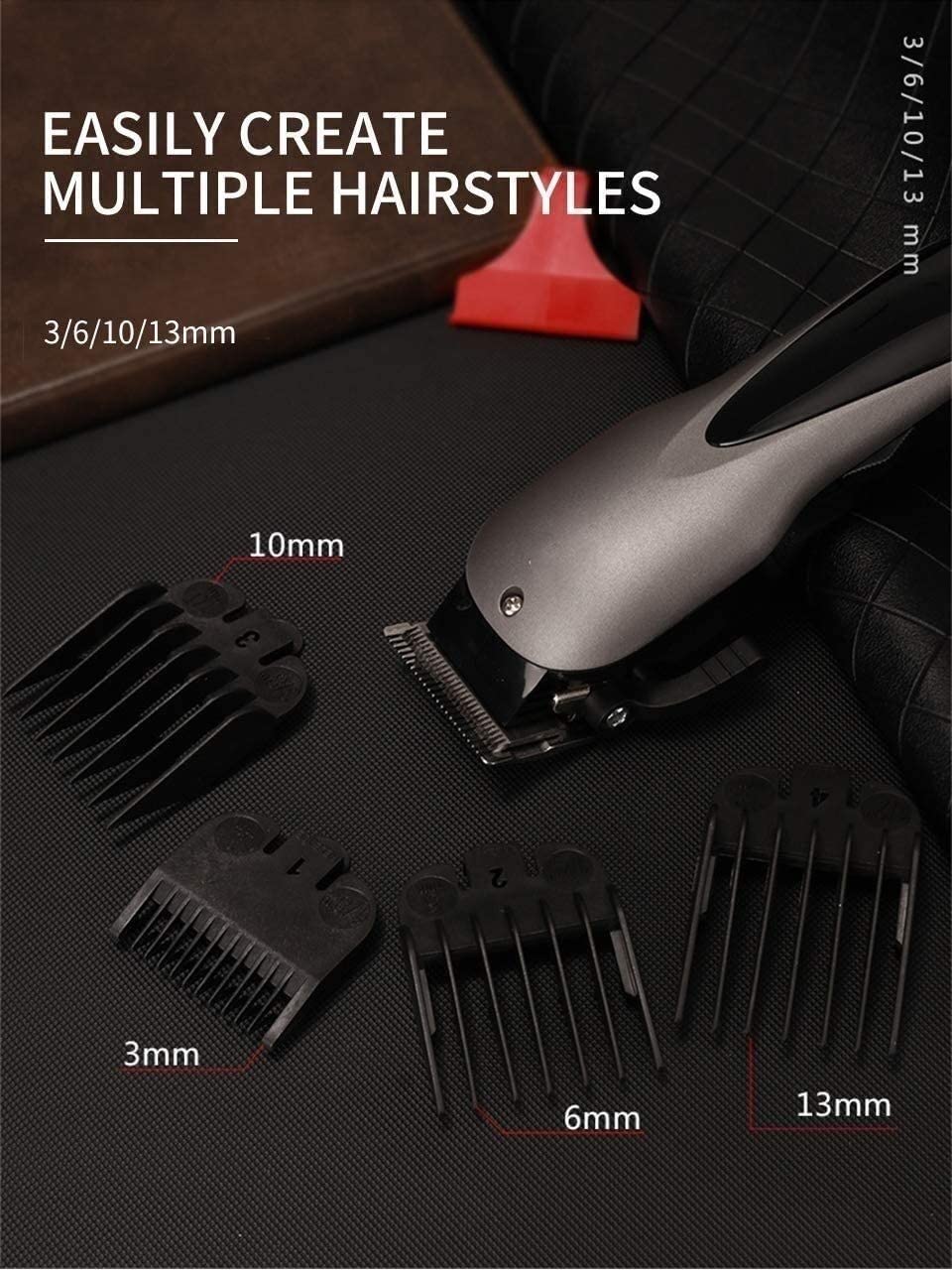 Professional Hair Clippers for Men - Barber Grade Electric Clippers with Retro Oil Head for Salon & Home Use - Perfect for Fades, Buzz Cuts & Styling