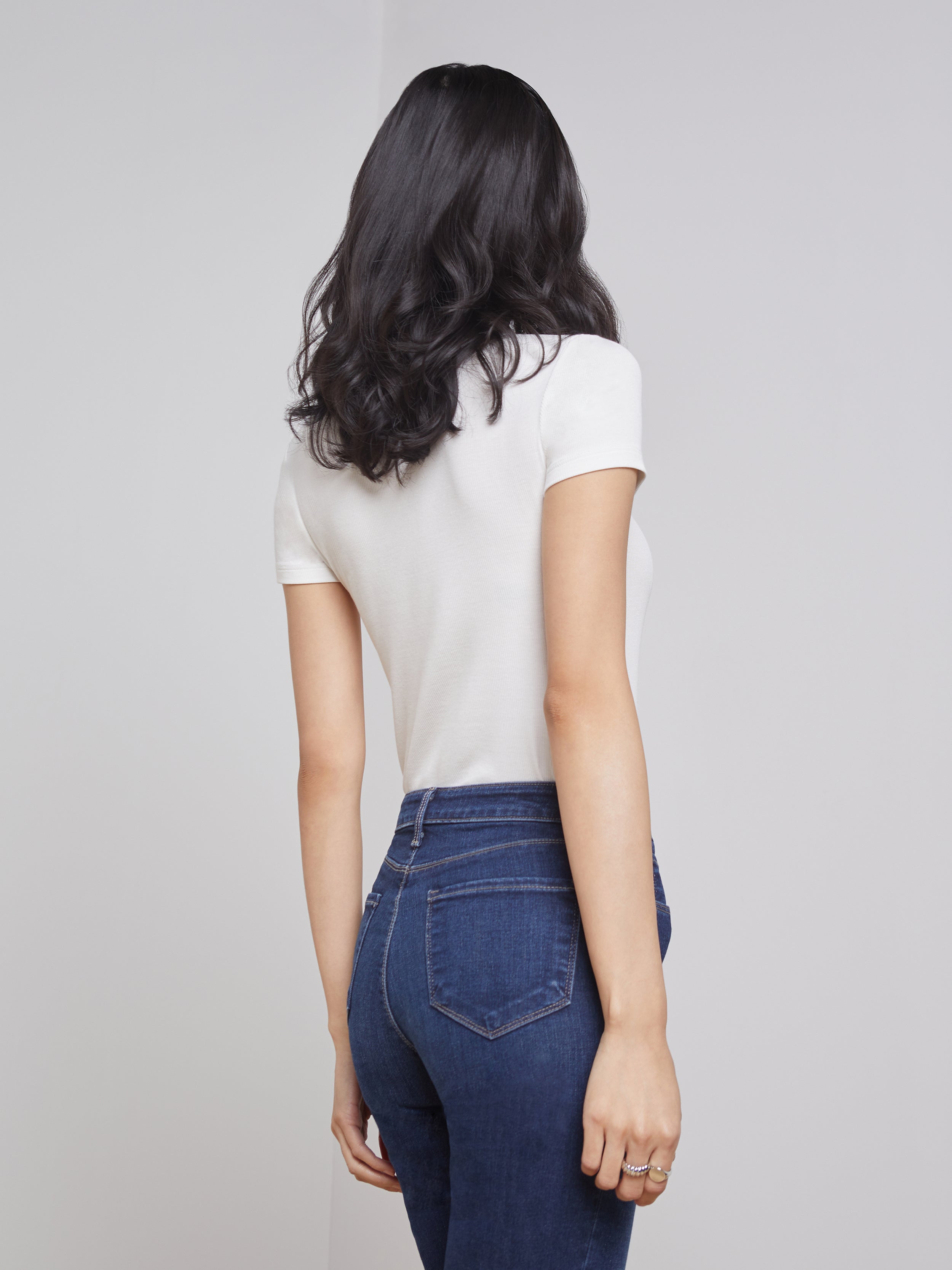 Ressi Fitted Tee for Women - Soft Stretch Cotton Slim Fit T-Shirt - Perfect for Casual Wear, Workouts & Everyday Outfits