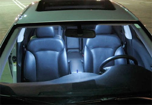 20 SMD 5050 LED Panel Light - Ultra Bright White Interior Car Lights for Map/Dome/Door/Trunk - Perfect for Night Driving & Vehicle Customization