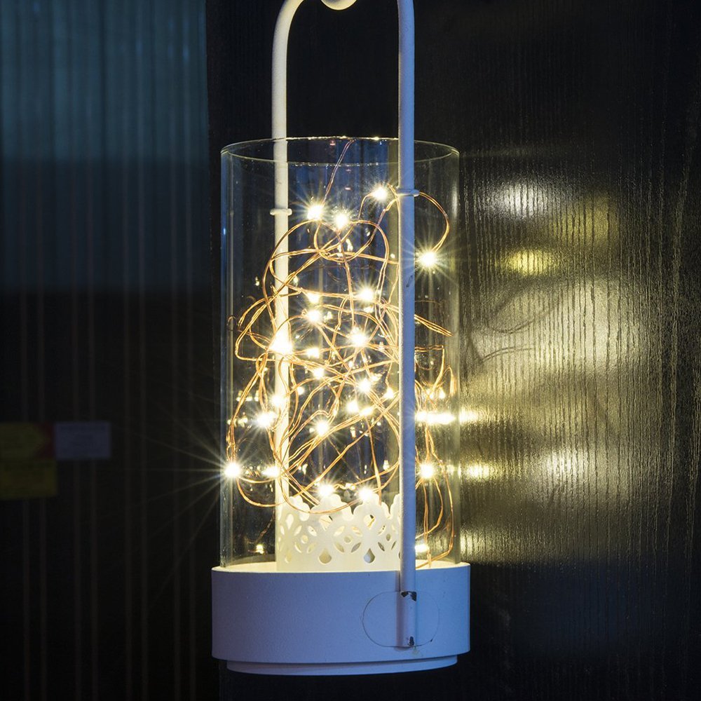 Battery Operated Silver Copper Wire LED String Lights - 33FT 100 LEDs, 8 Modes Dimmable Waterproof Fairy Lights with Remote Control & Timer for Indoor Outdoor Wedding, Bedroom, Garden, Party (Green) - Perfect for Holiday Decorations, Romantic Ambiance, and Home Lighting