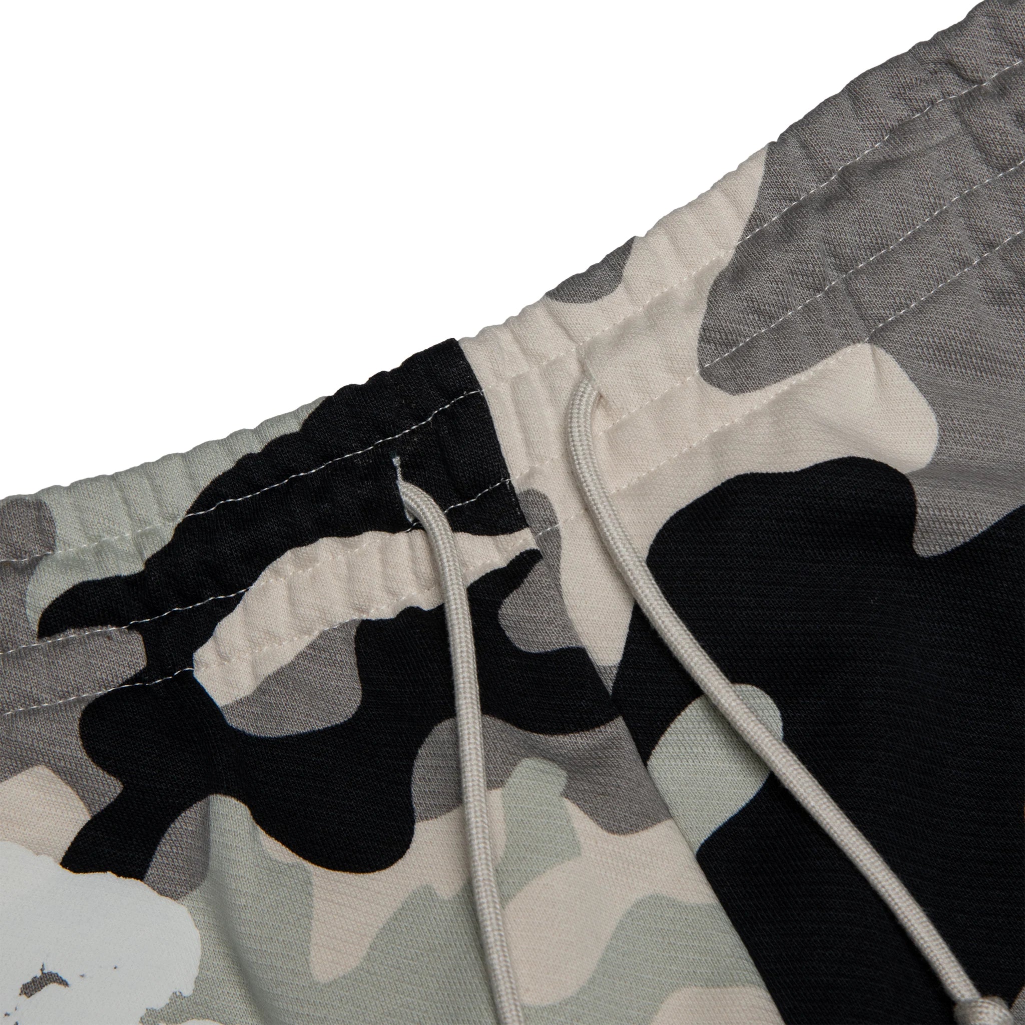 Denim Tears White Camo Cotton Wreath Sweatpants for Men - Comfortable Streetwear Joggers for Casual Wear & Lounge