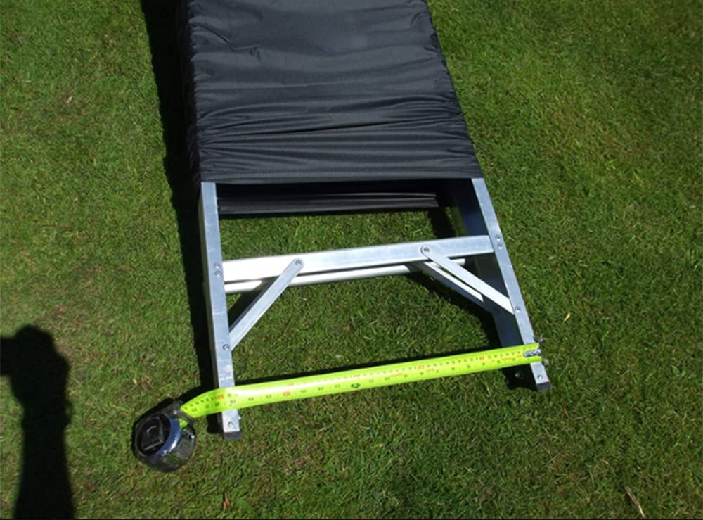 Folding Ladder Cover - Indoor Outdoor Dustproof Storage Bag for Step Ladders, Furniture & Patio Garden Use - Black Protective Dust Cover for Household Cleaning & Organization