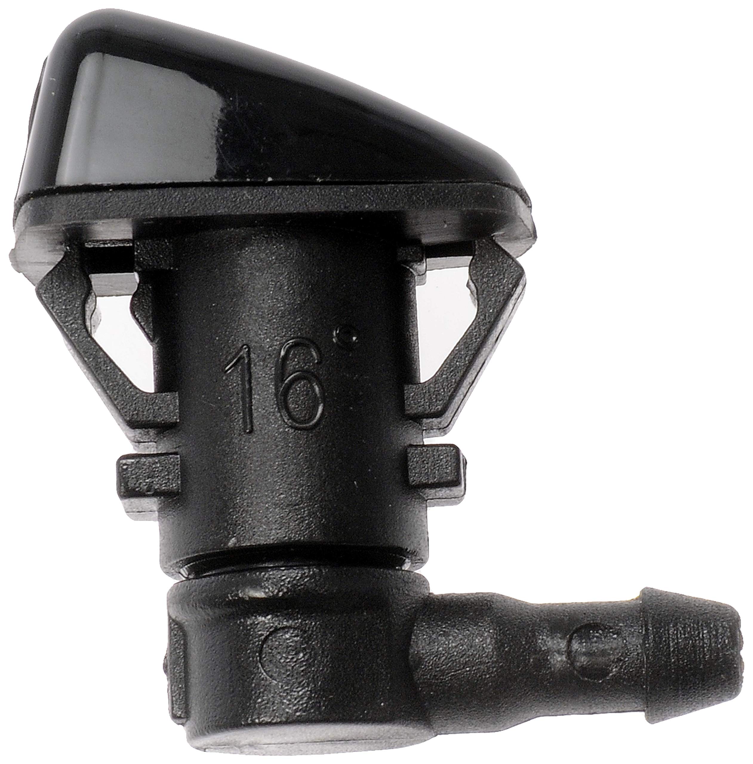 Dorman 58112 Windshield Washer Nozzle Replacement for Jeep Wrangler, Cherokee & Mitsubishi Outlander - Direct Fit OEM Part for Clear Visibility in Rain & Snow Driving