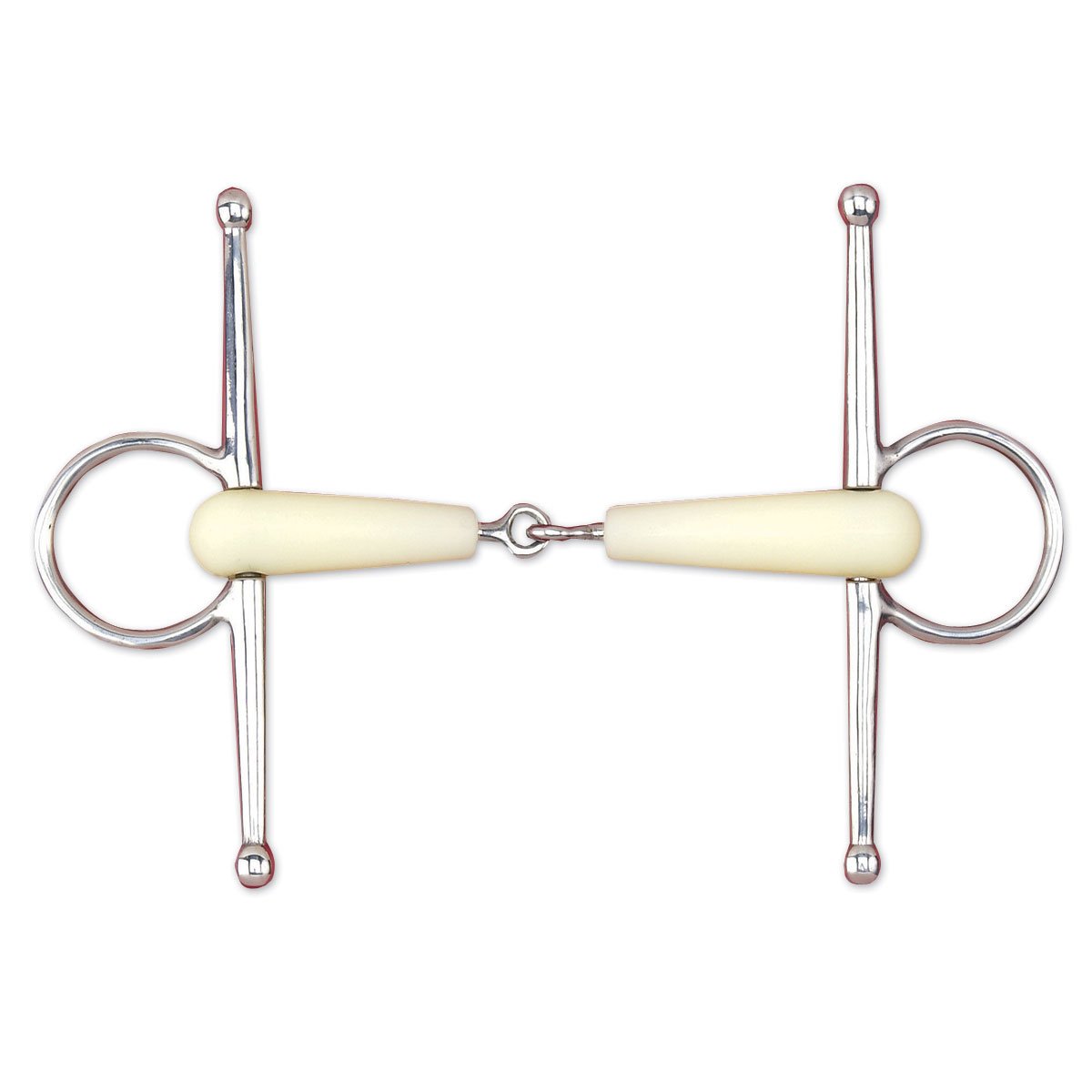 Happy Mouth Jointed Full Cheek Bit for Horses - Comfortable & Durable Training Bit for Dressage, Jumping & Trail Riding - Gentle on Horse's Mouth for Better Control & Performance