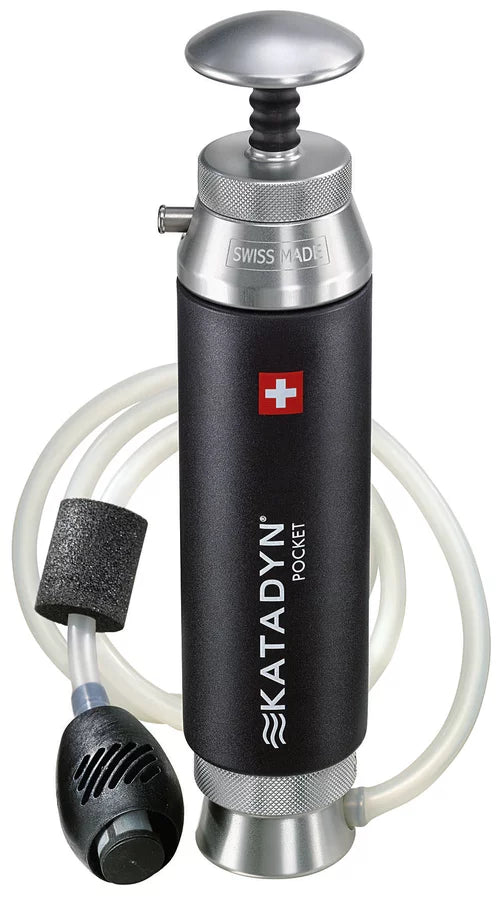 Katadyn Pocket Water Microfilter - Portable Camping & Hiking Water Purifier for Outdoor Adventures, Emergency Preparedness, and Travel