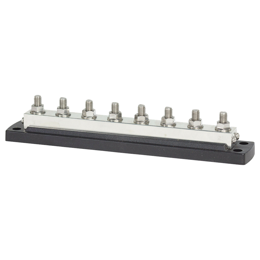 600A 8P Copper Busbar with ABS Cover - Heavy Duty Electrical Power Distribution for Industrial & Commercial Use