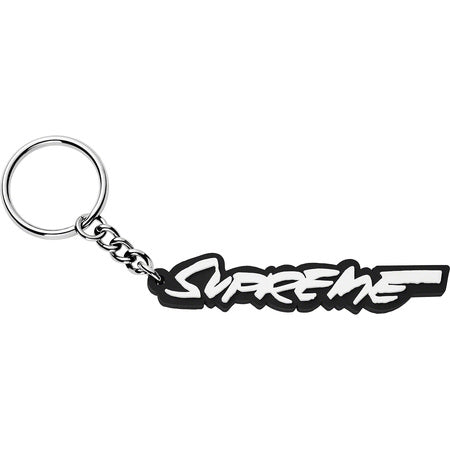 Supreme Futura Logo Keychain - Black | Stylish & Durable Accessory for Keys, Bags & Backpacks | Perfect for Everyday Use & Gifts