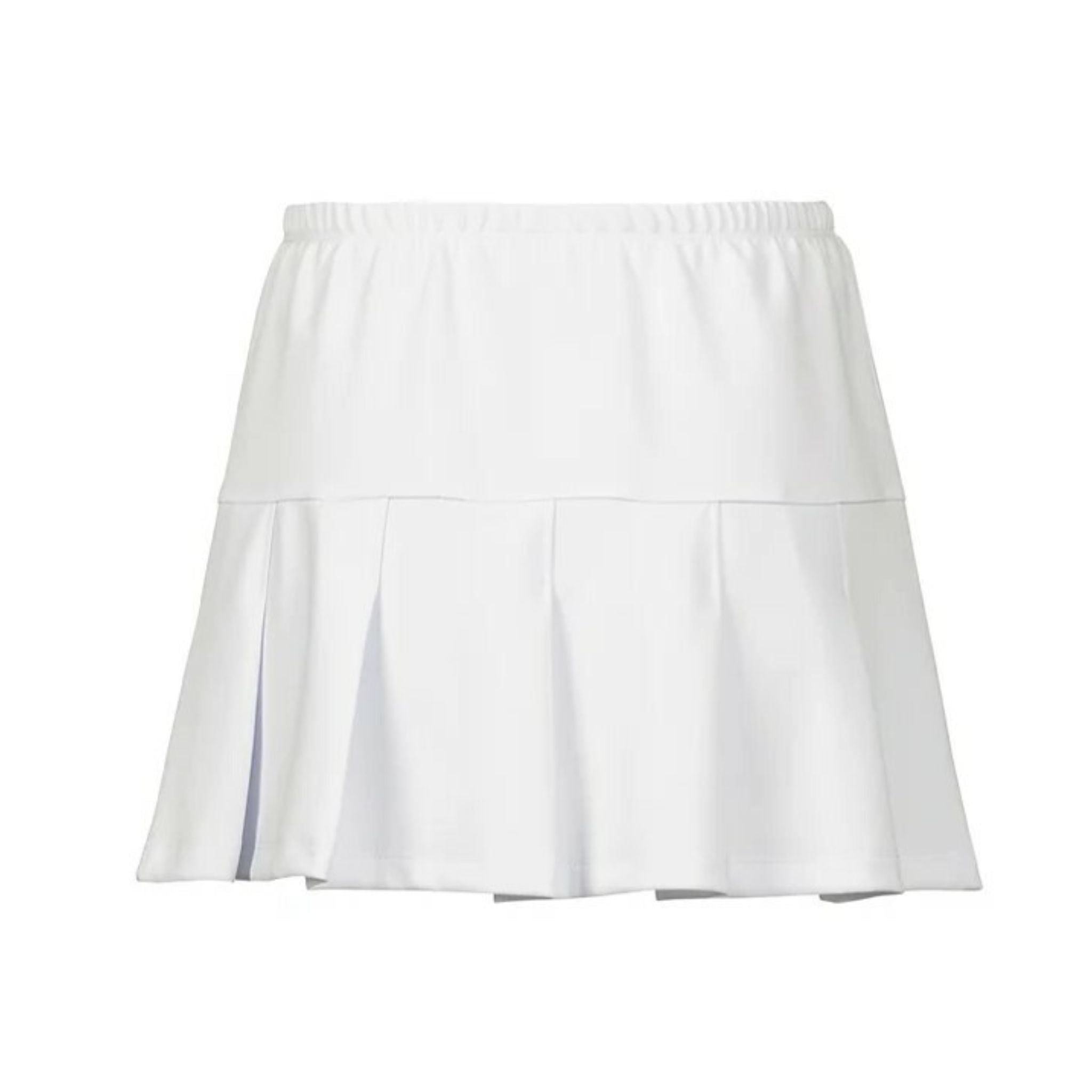 Technist TWS 09 Women's Elegant Pleated Midi Skirt - White | Comfortable & Stylish for Office, Party & Casual Wear