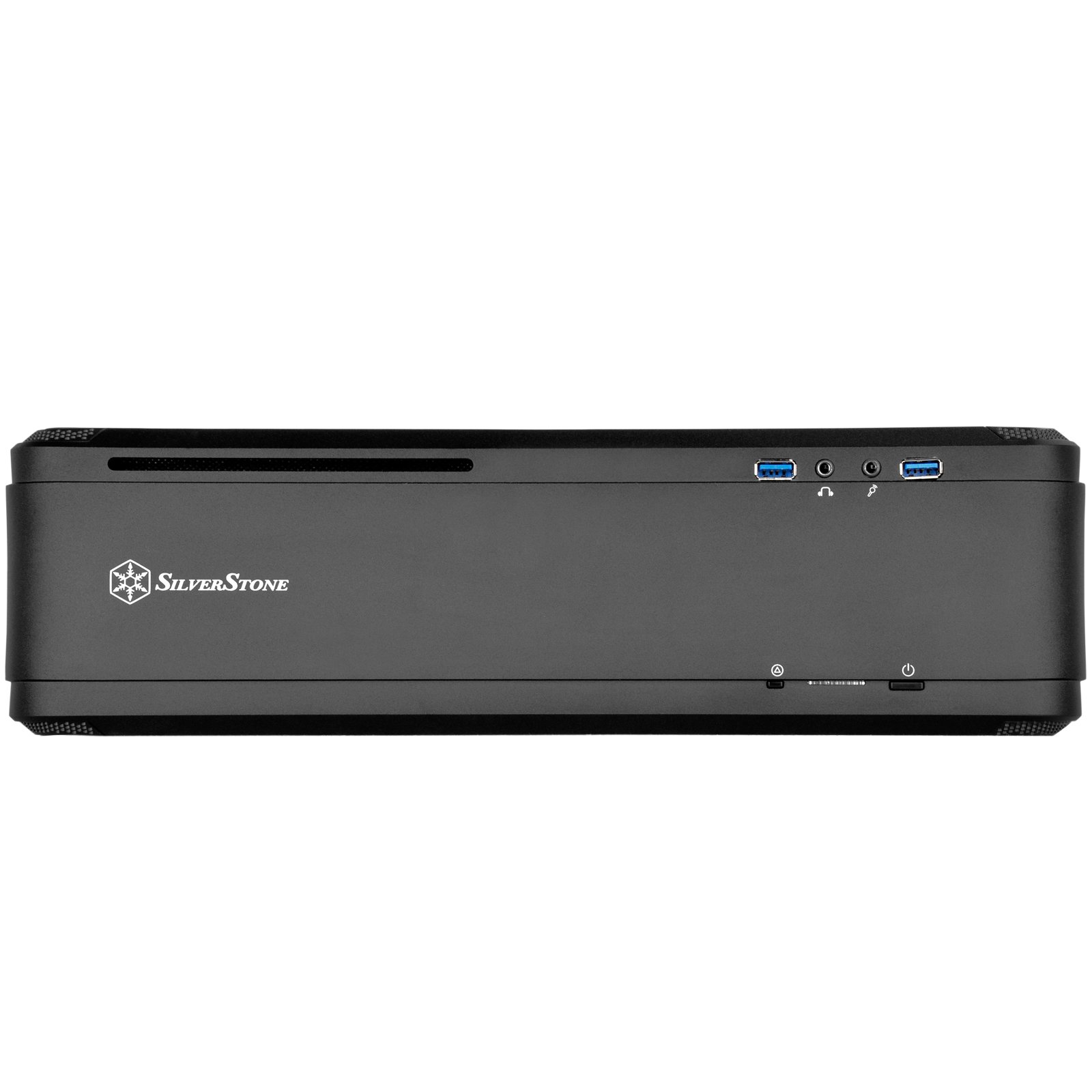 SilverStone Technology FTZ01B Black Aluminum Mini-ITX/DTX Small Form Factor PC Case with PCI-E Riser & Low Profile Fans - Compact Gaming & Home Theater Computer Builds