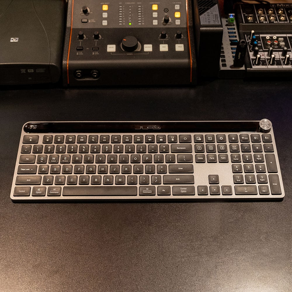 Epic Wireless Keyboard - Black | Ergonomic Bluetooth Keyboard for PC, Mac, Laptop | Perfect for Office, Gaming & Home Use