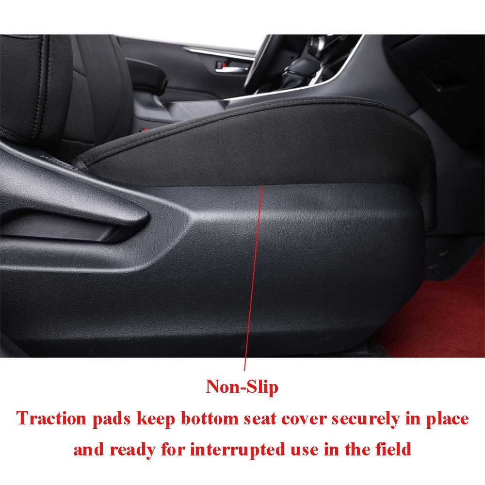 Premium Custom Fit EKR Neoprene Seat Covers for Toyota Corolla Cross 2022-2025 XLE Models - Waterproof Car Seat Protectors & Cushions Full Set (Black) - Perfect for Road Trips, Daily Commutes & Outdoor Adventures