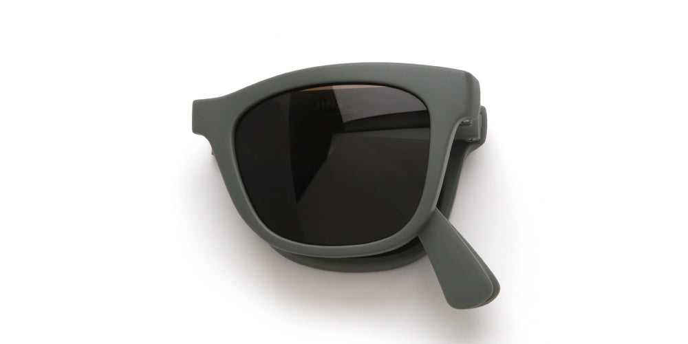 JINS x Snow Peak Folding Sunglasses 013 28 - Lightweight Polarized Sunglasses for Outdoor Activities, Hiking, Camping & Travel