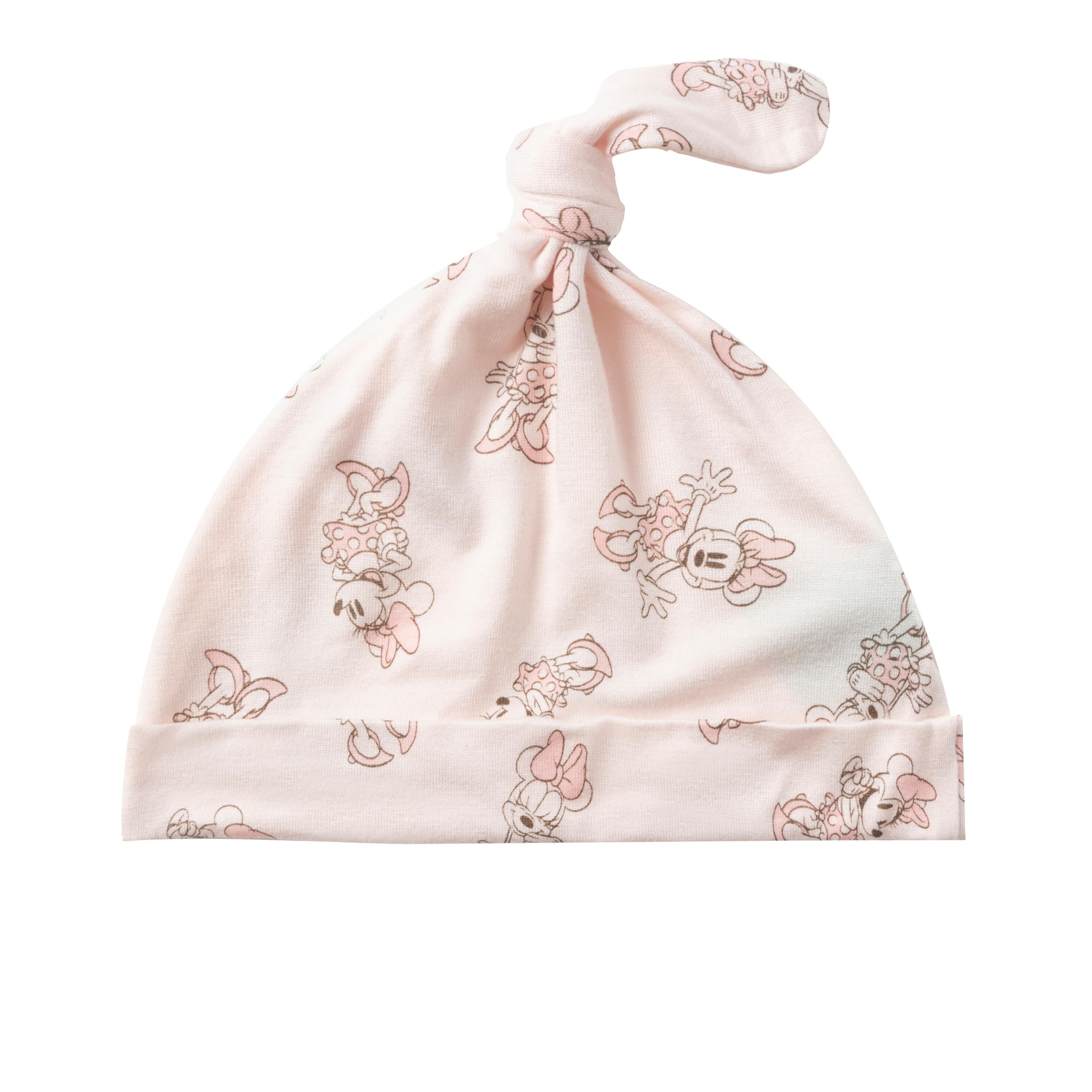 Disney Minnie Mouse Baby Girls 4-Pack Bamboo Viscose Bodysuit Set with Booties, Hat & Pants - Soft Organic Outfit for Newborn Infant 0-12 Months | Perfect for Photo Shoots, Birthday Gifts & Daily Wear