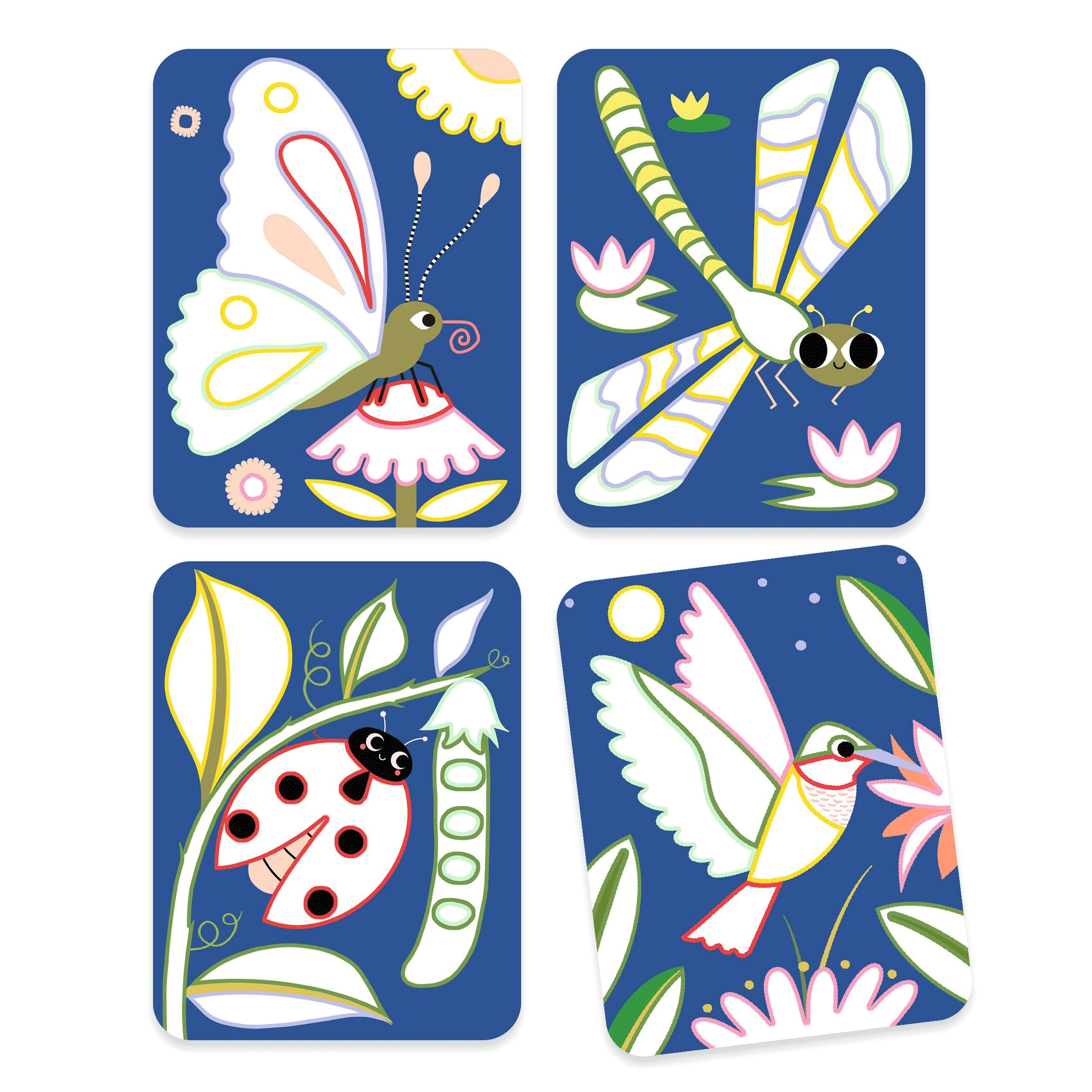 Little Beasts Palette Painting Kit by Djeco - Creative Art Set for Kids, Watercolor Painting Activity with Animal Designs | Perfect for Birthday Gifts, Classroom Projects & Family Craft Time