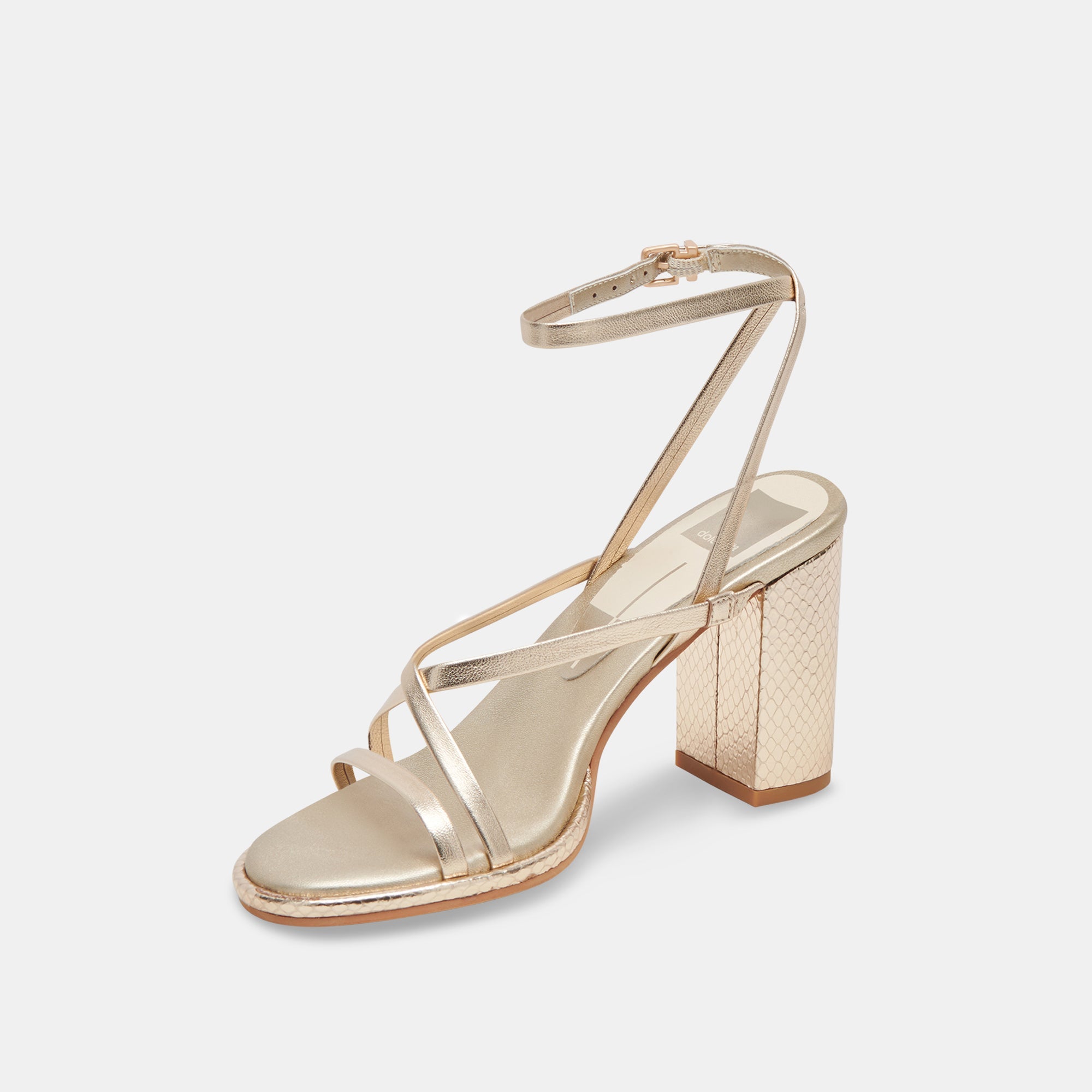 BARLY HEELS Women's Light Gold Metallic Leather High Heels - Elegant Party Shoes for Weddings, Prom & Evening Events