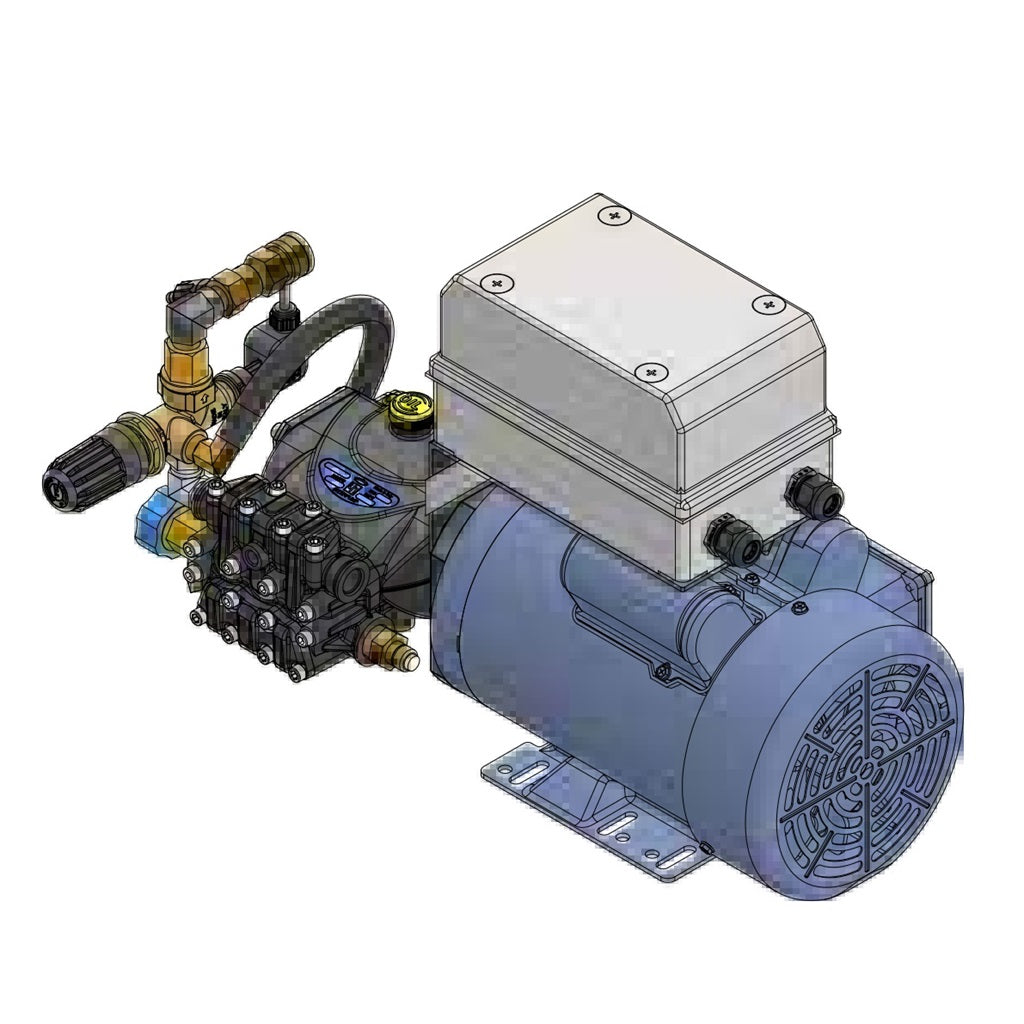 Dynablast 240V 2100psi 3.6GPM Industrial Electric Water Pressure Pump MPU36210E - Ideal for Car Washing, Construction Sites & Agricultural Irrigation