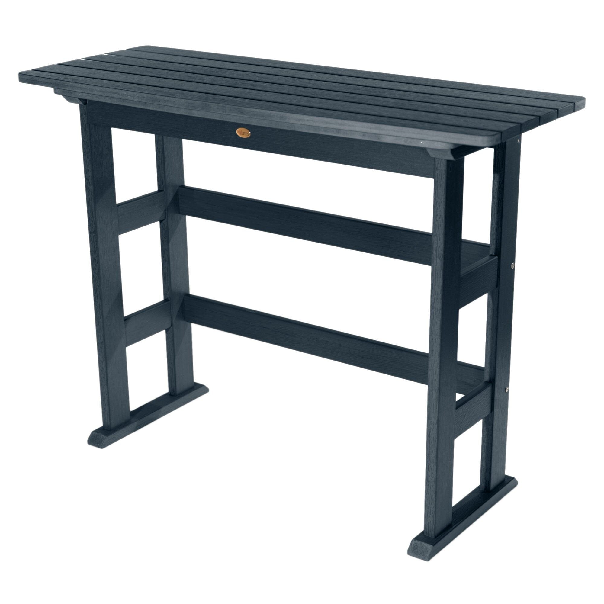 Refurbished Lehigh Bar Height Balcony Table - Outdoor Bistro Set for Patio, Deck & Small Spaces - Perfect for Coffee, Dining & Relaxing