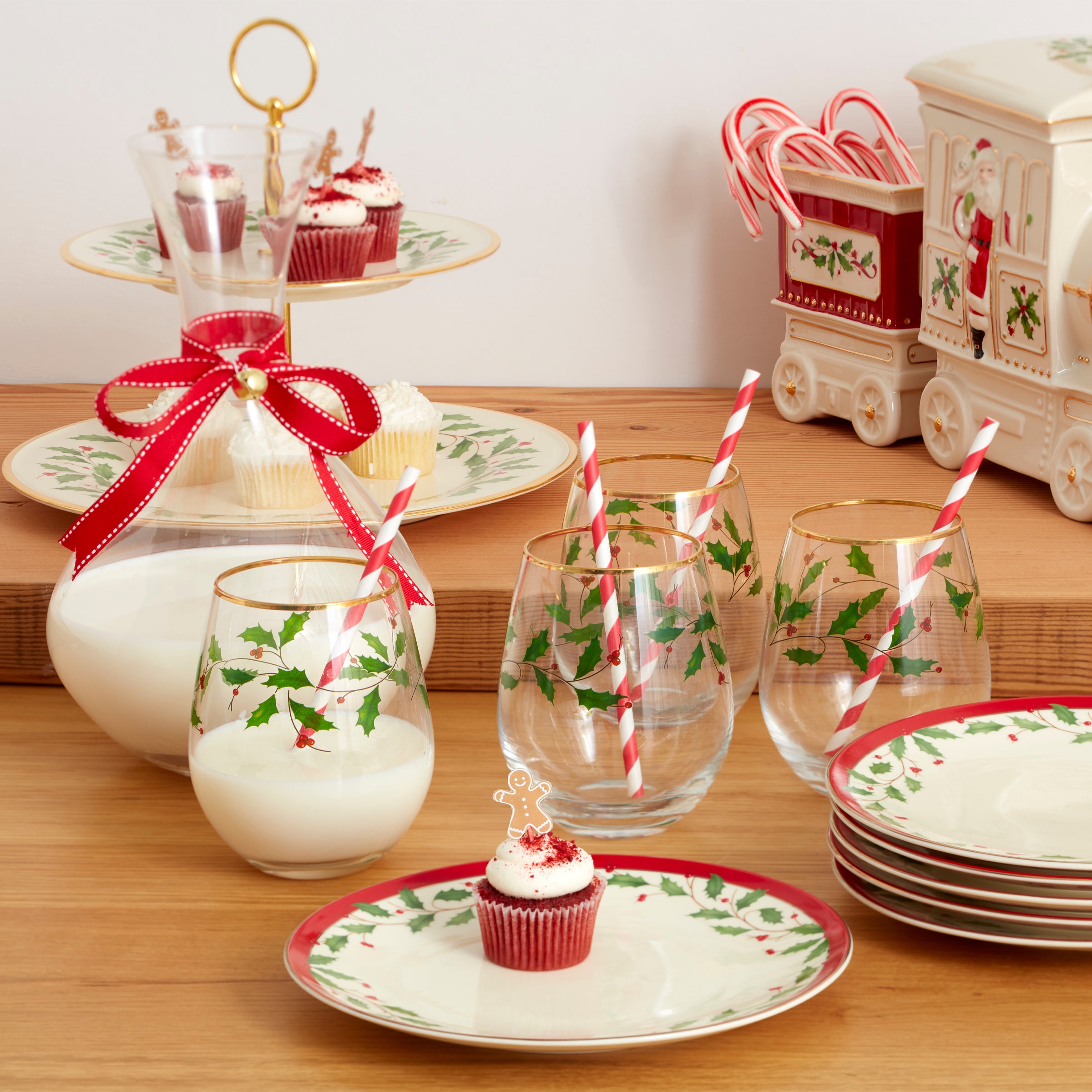 Elegant Stemless Wine Glasses Set of 4 - Shatterproof & Dishwasher Safe for Holiday Parties, Weddings, and Home Entertaining