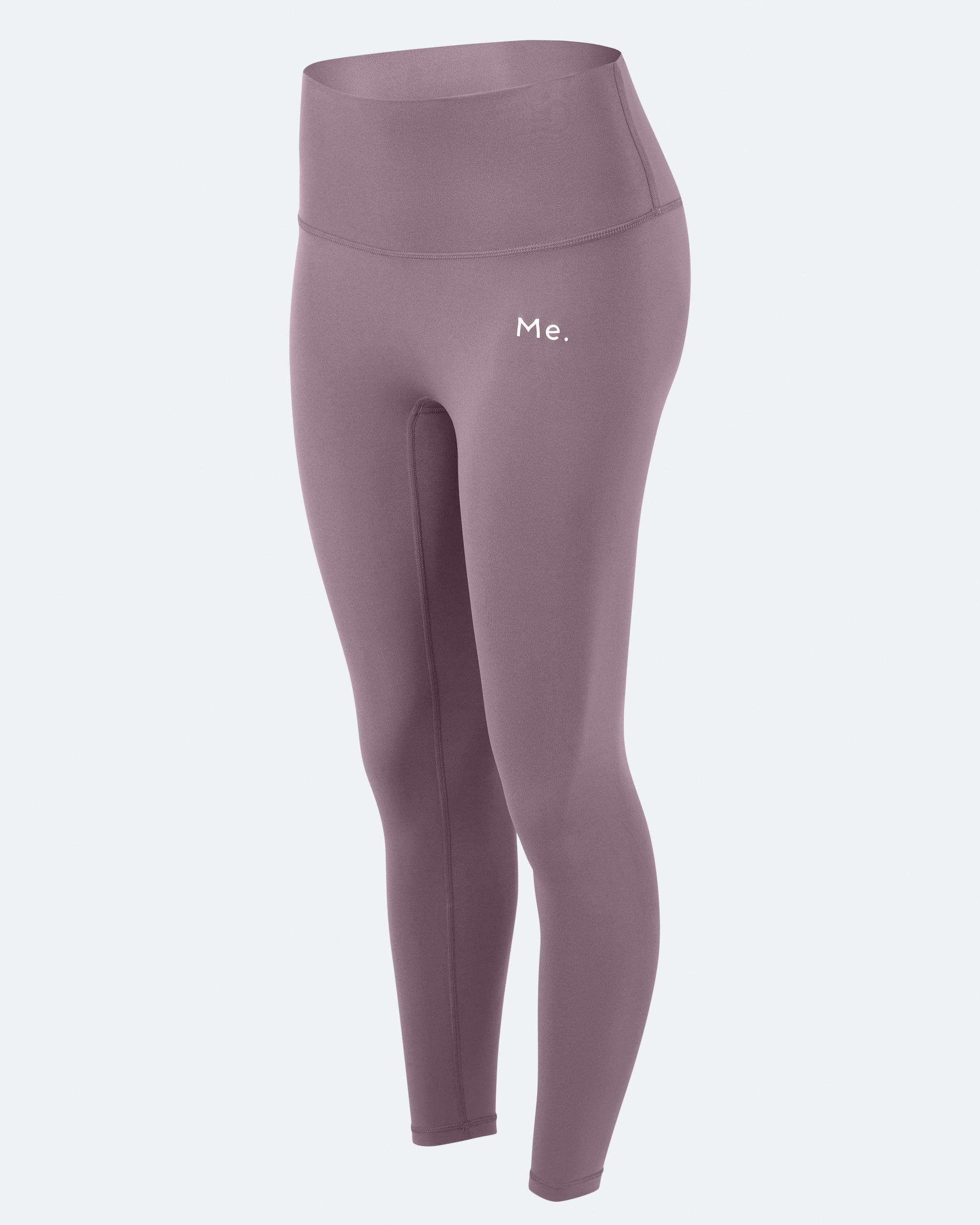 High Waist Dusty Pink Leggings for Women - Soft & Stretchy Yoga Pants for Workout, Lounge & Everyday Wear