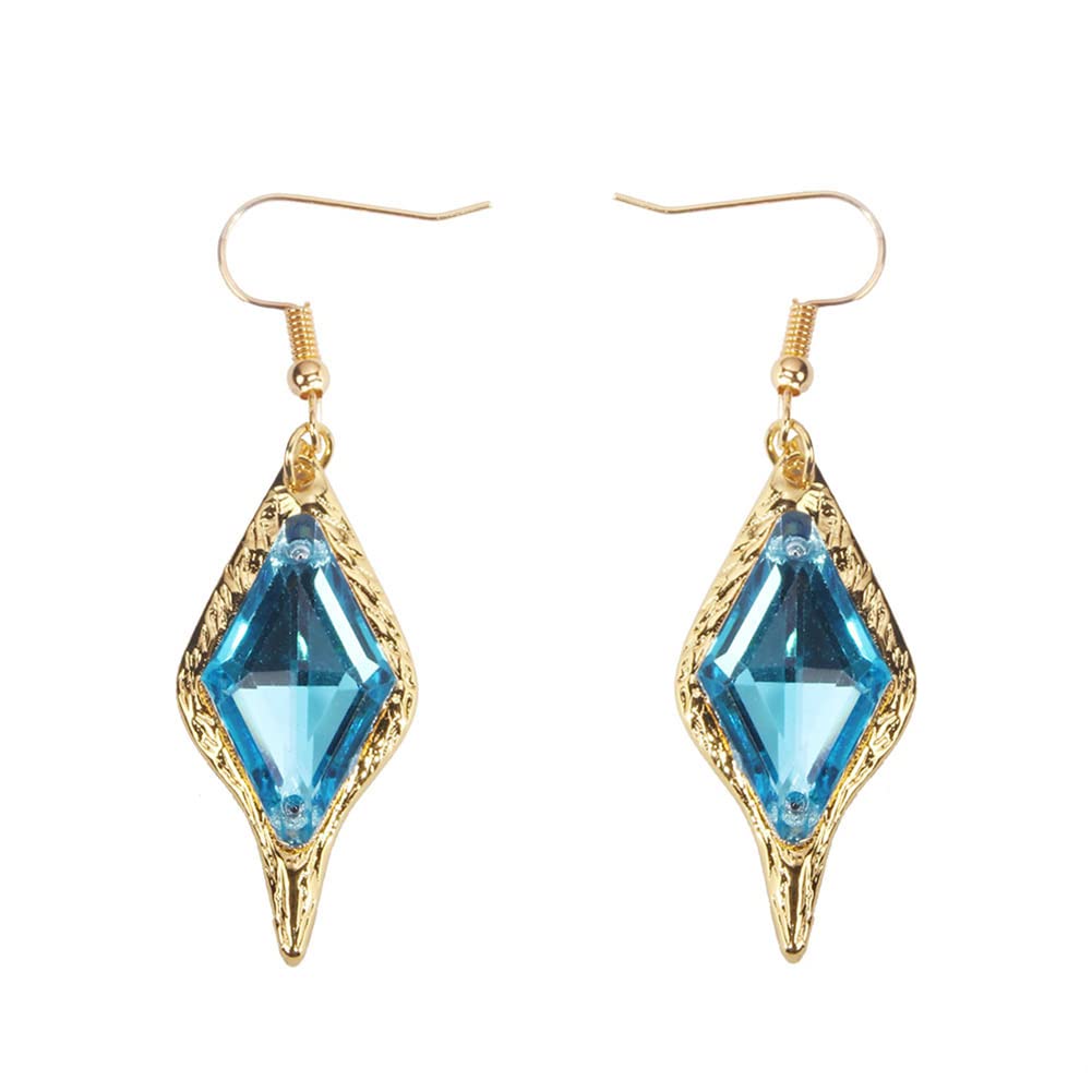 Tartaglia Childe Cosplay Anime Earrings - Genshin Impact Inspired Jewelry for Fans & Collectors | Perfect for Cosplay, Conventions & Anime Themed Parties