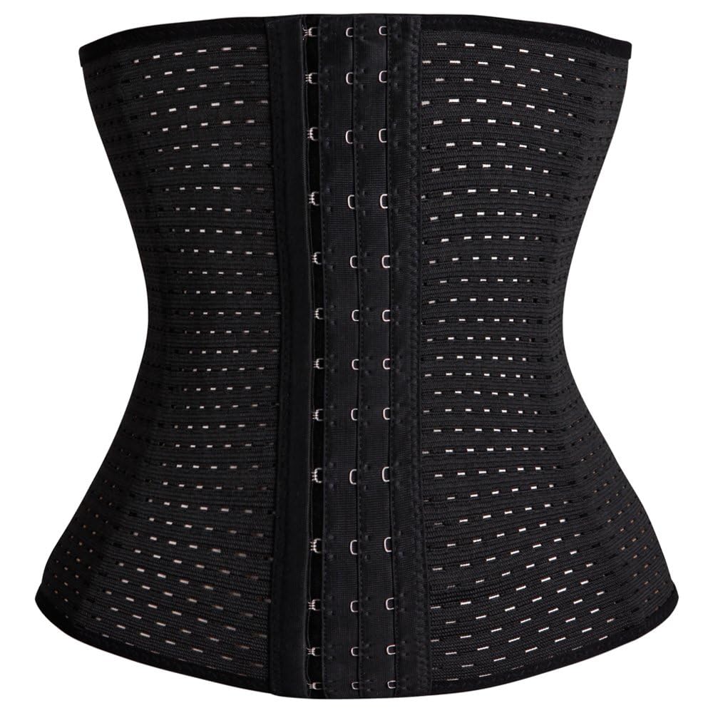 ZAIQUN Women's Waist Trainer Corset - Tummy Control Body Shaper for Weight Loss, Workout & Postpartum Recovery | Slimming Girdle Belt for Tummy Fat Burn & Hourglass Figure | Perfect for Gym, Yoga & Daily Wear