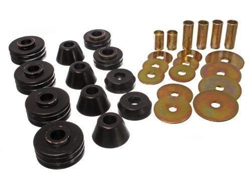 Energy Suspension 3.4109G Control Arm Bushing Mount Set for GM Vehicles - High Performance Polyurethane Replacement Bushings - Perfect for Chevy, GMC Truck & SUV Suspension Upgrades